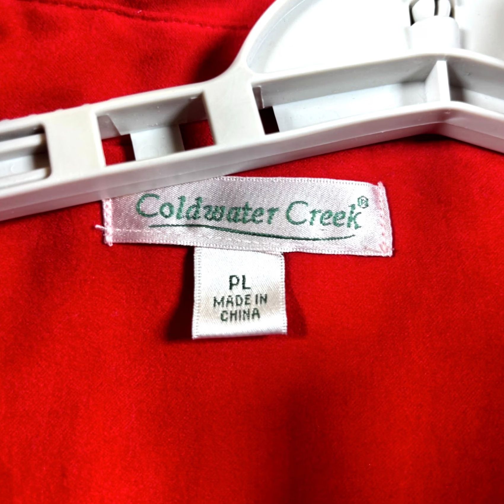 Coldwater Creek Coldwater Creek Basic Jacket Women's PL Red Collared Casual Academia Stretch Jacket Size L / US 10 / IT 46 - 6 Thumbnail