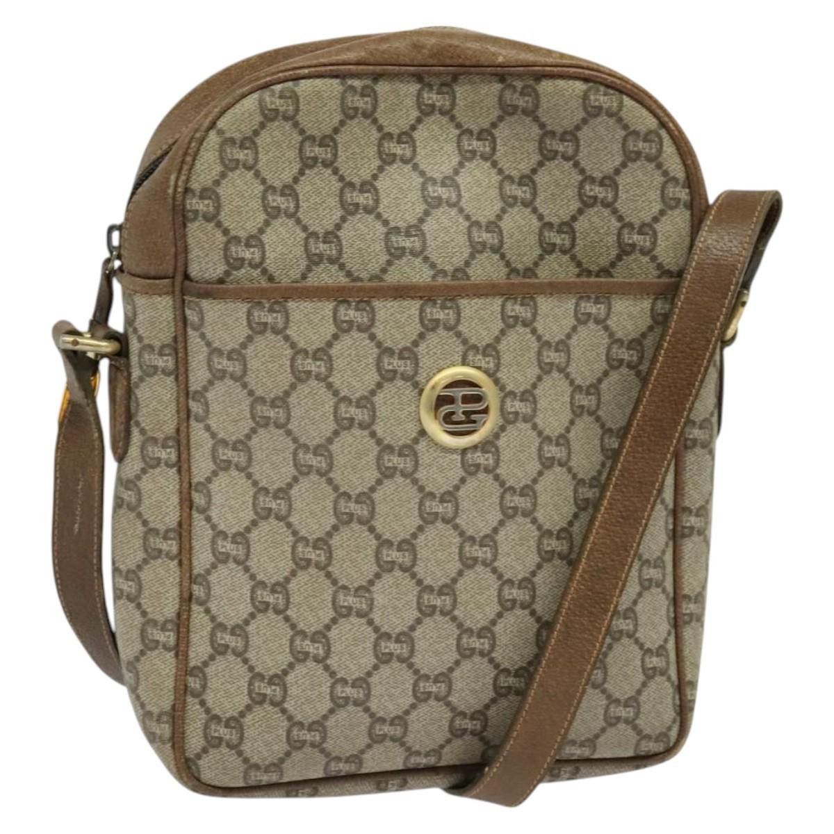Gucci GUCCI GG Plus Supreme Shoulder Bag Pvc Beige Gold Size ONE SIZE - 1 Thumbnail