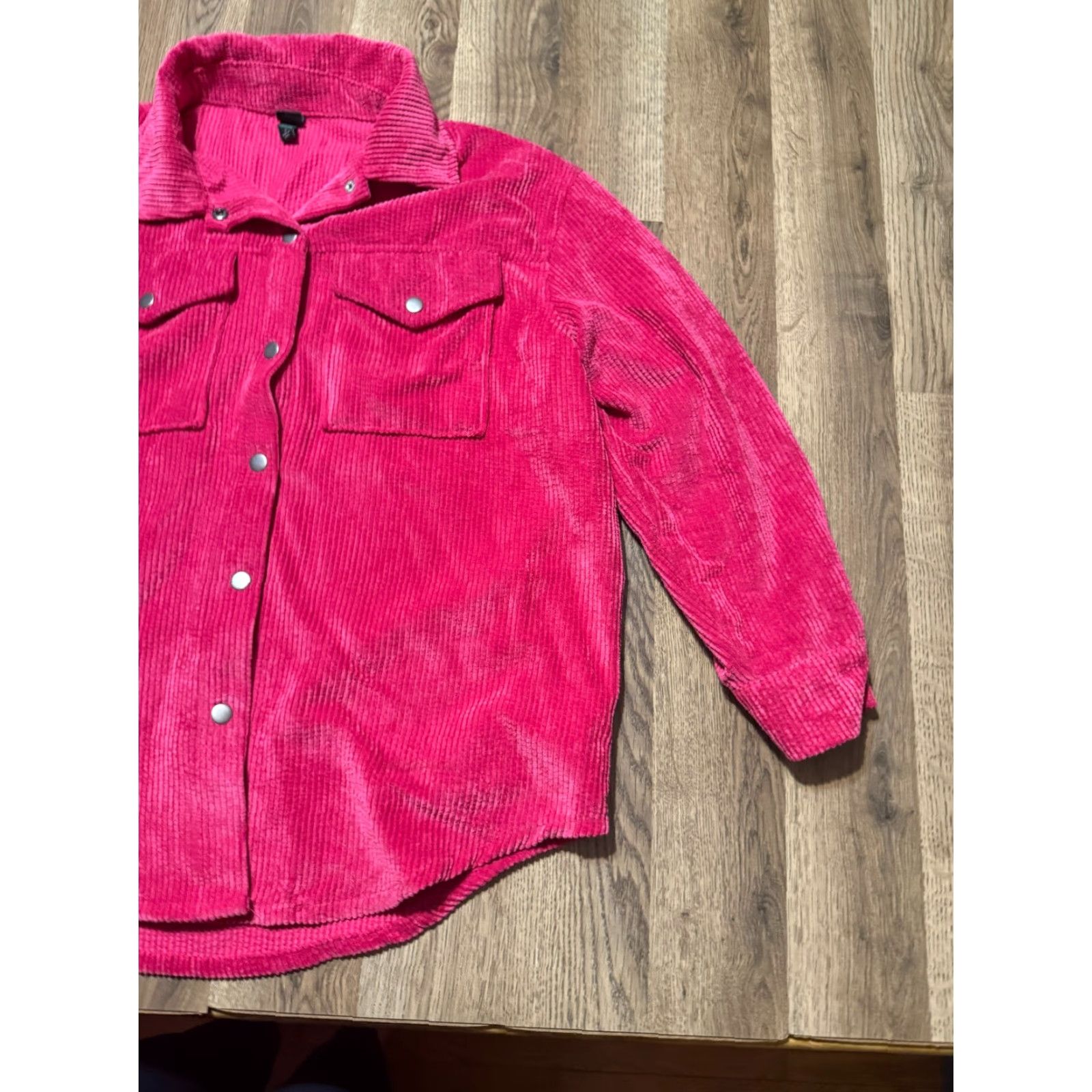 Vintage VINTAGE: No — Wild Fable Shirt Women’s Medium Pink Long Sleeve Button Up Shirt Size M / US 6-8 / IT 42-44 - 3 Thumbnail