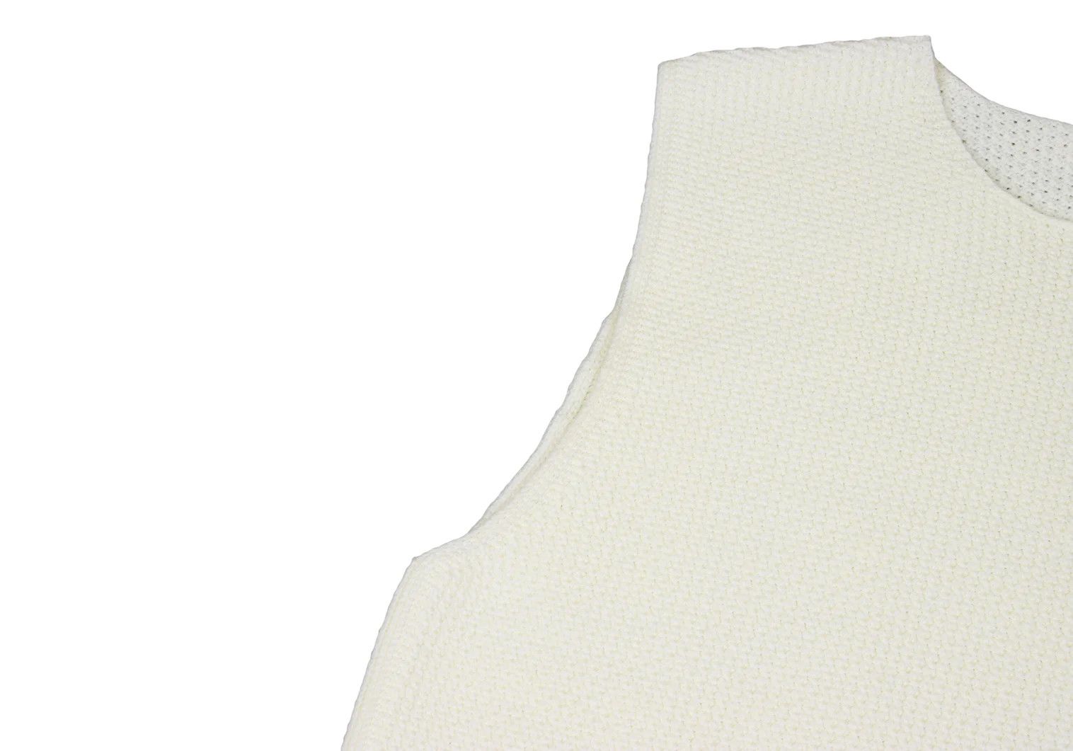 Issey Miyake Rustic Knit Vest in Off White - 2025A/W Collection Size US S / EU 44-46 / 1 - 4 Thumbnail