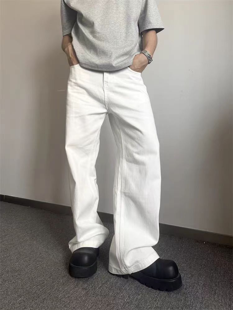 Jean Casual white loose-fitting pants Size US 32 / EU 48 - 2 Thumbnail
