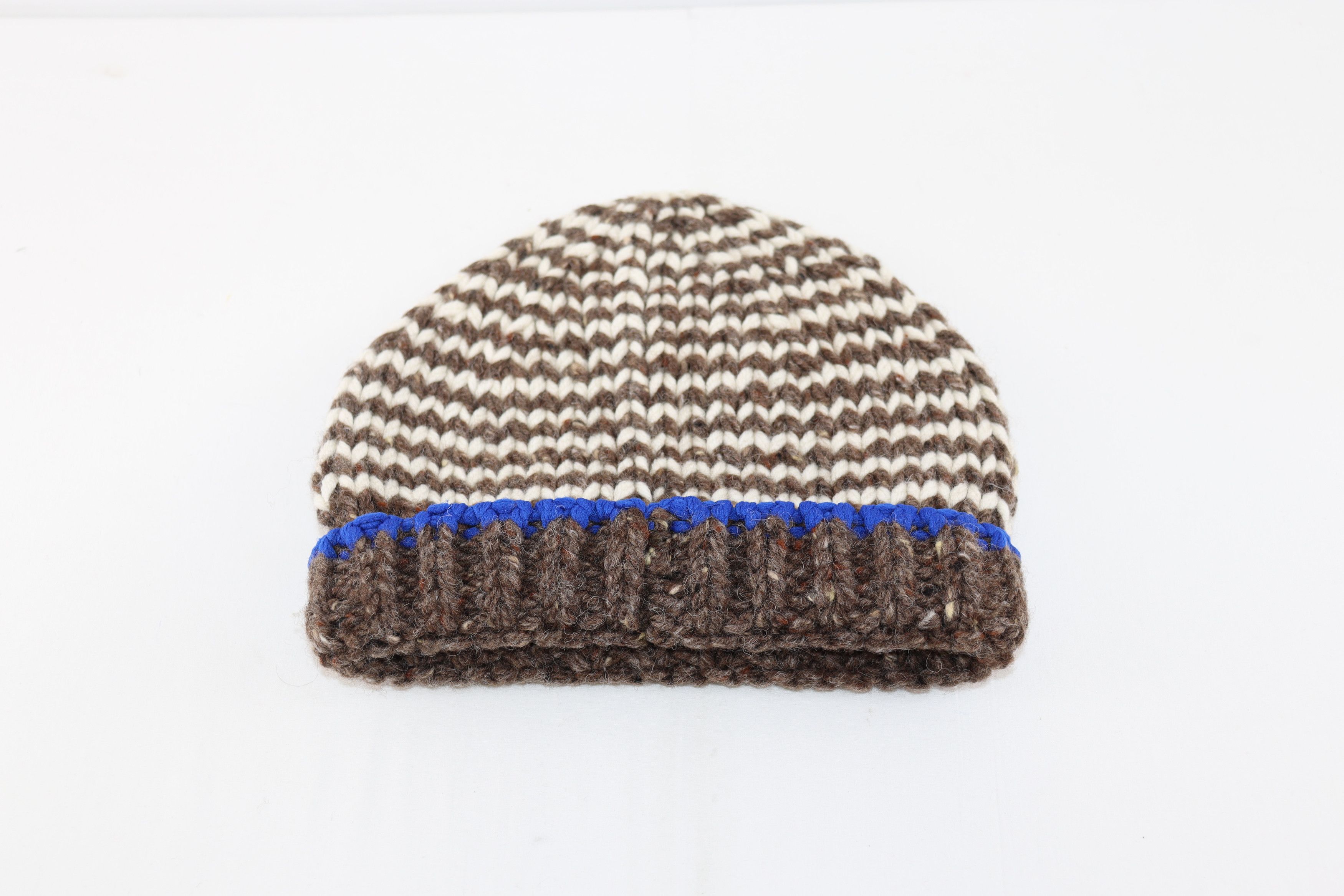 Bottega Veneta o1rshd1 Size: L /Dup / Beanie Cap / Hat HW Zig Zag Wool Size ONE SIZE - 3 Thumbnail