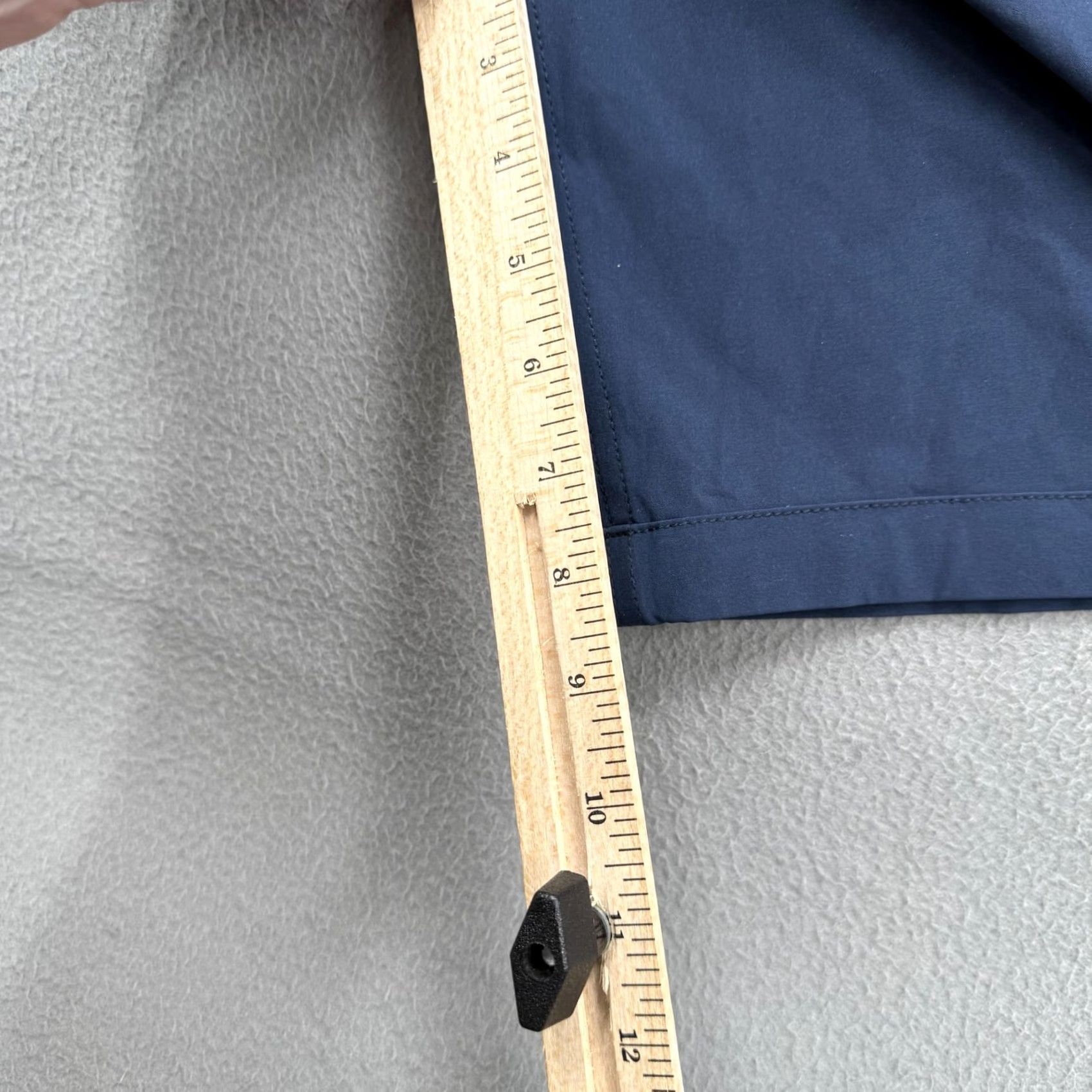 Vintage Wellen Shorts Mens 32 Blue Chino Stretch Quick Dry 9 Inseam Drawstring Casual Size US 32 / EU 48 - 6 Thumbnail