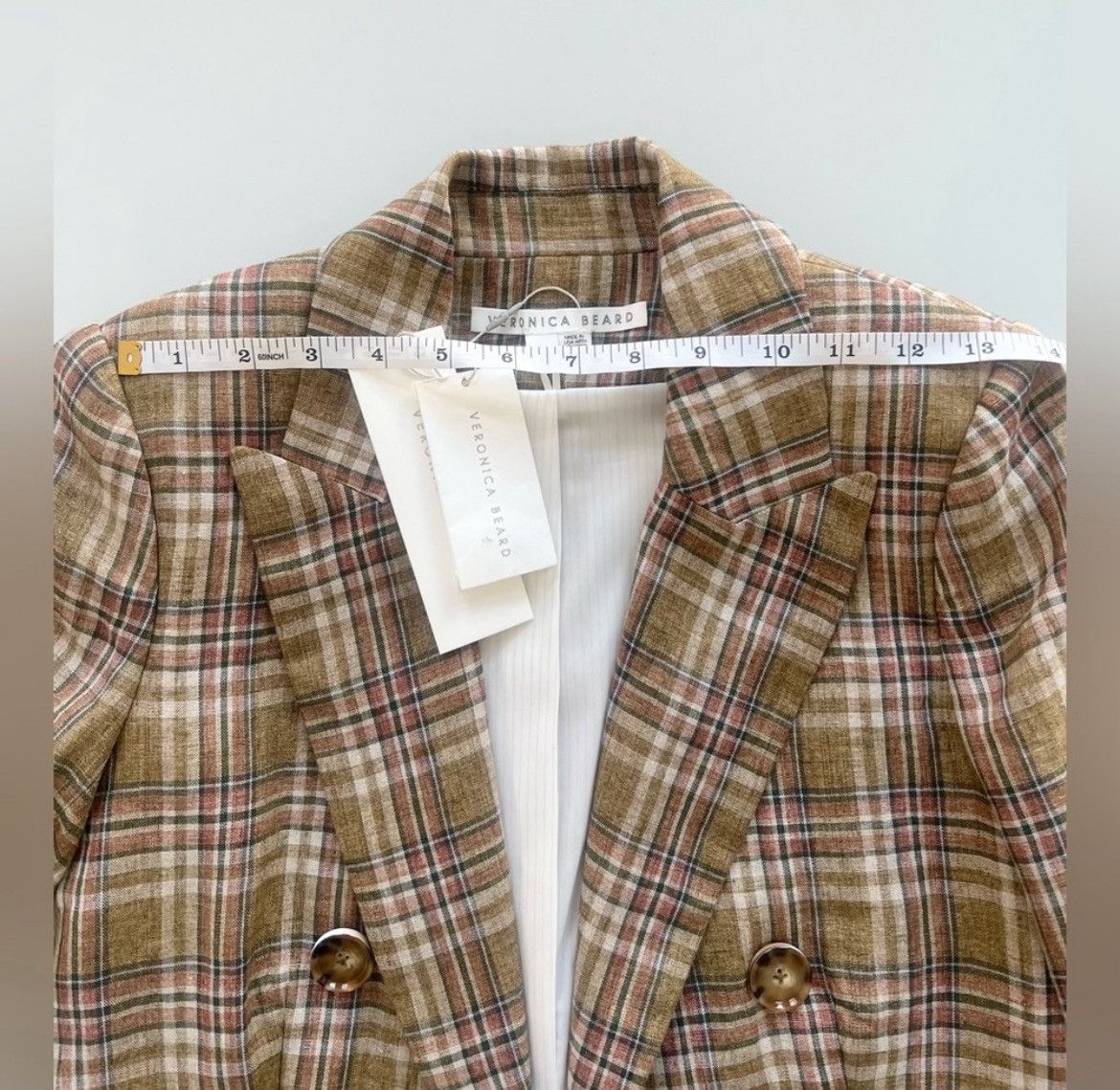 Veronica Beard Veronica Beard Beacon Plaid Dickey Blazer Jacket size 00 Size XXS / US 00 / IT 34 - 11 Thumbnail