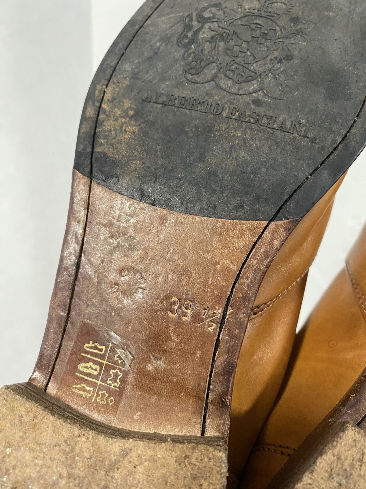 Alberto Fasciani Alberto Fasciani Hand Made Italy Leather Boots Size: 39 1/2 Size US 6.5 / EU 39-40 - 12 Thumbnail