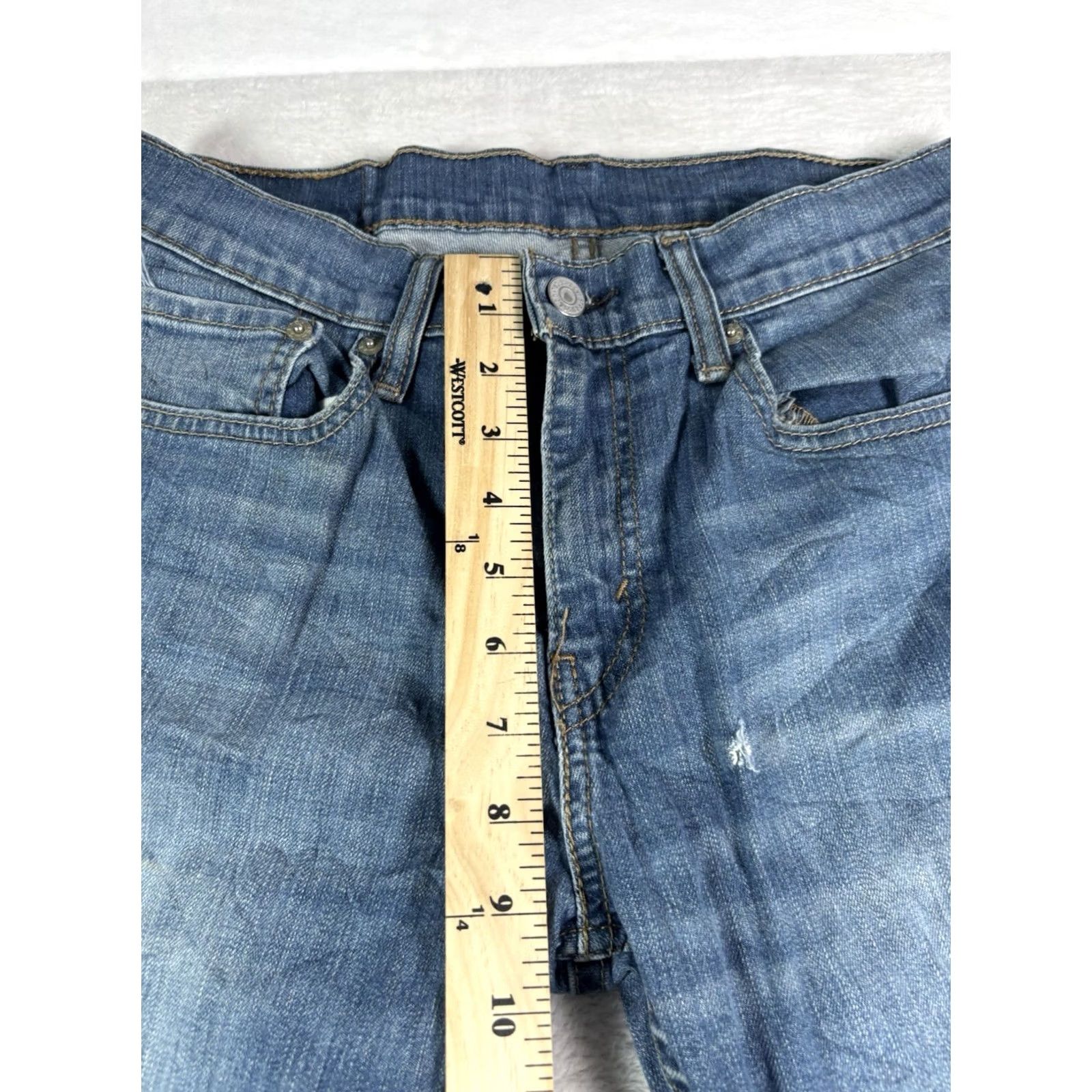 Levi's VINTAGE Levi's 511 Jeans Men's Slim Straight Leg 31x30 Medium Wash Denim Blue Size US 31 - 3 Thumbnail