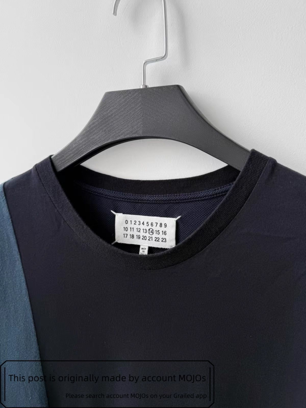 Maison Margiela Sz 48 Maison Margiela 15SS Joint Blue Basic Tee mojos1511 Size US M / EU 48-50 / 2 - 4 Thumbnail