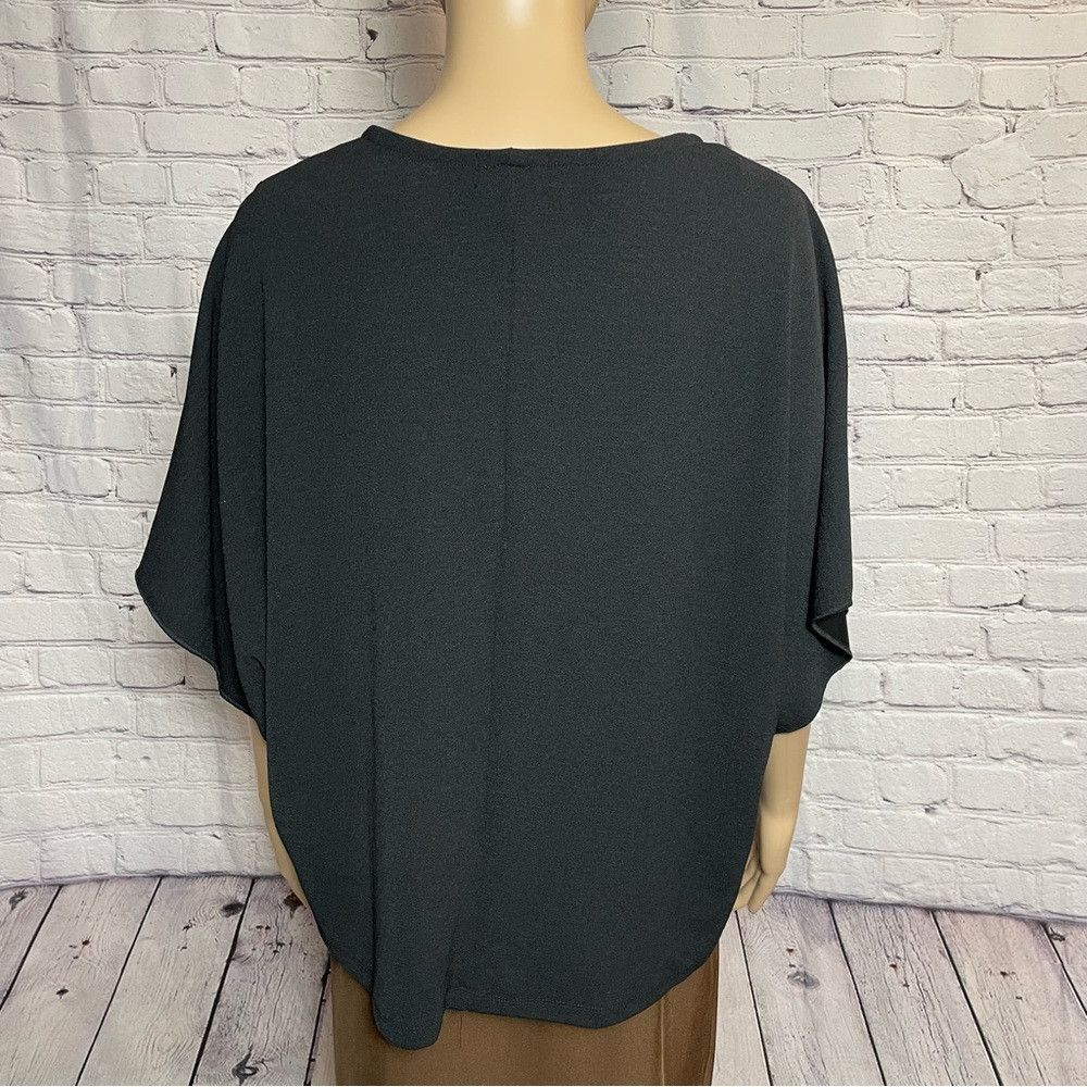 Other Allison Brittney Black Short Sleeve Top Size M Size M / US 6-8 / IT 42-44 - 4 Thumbnail