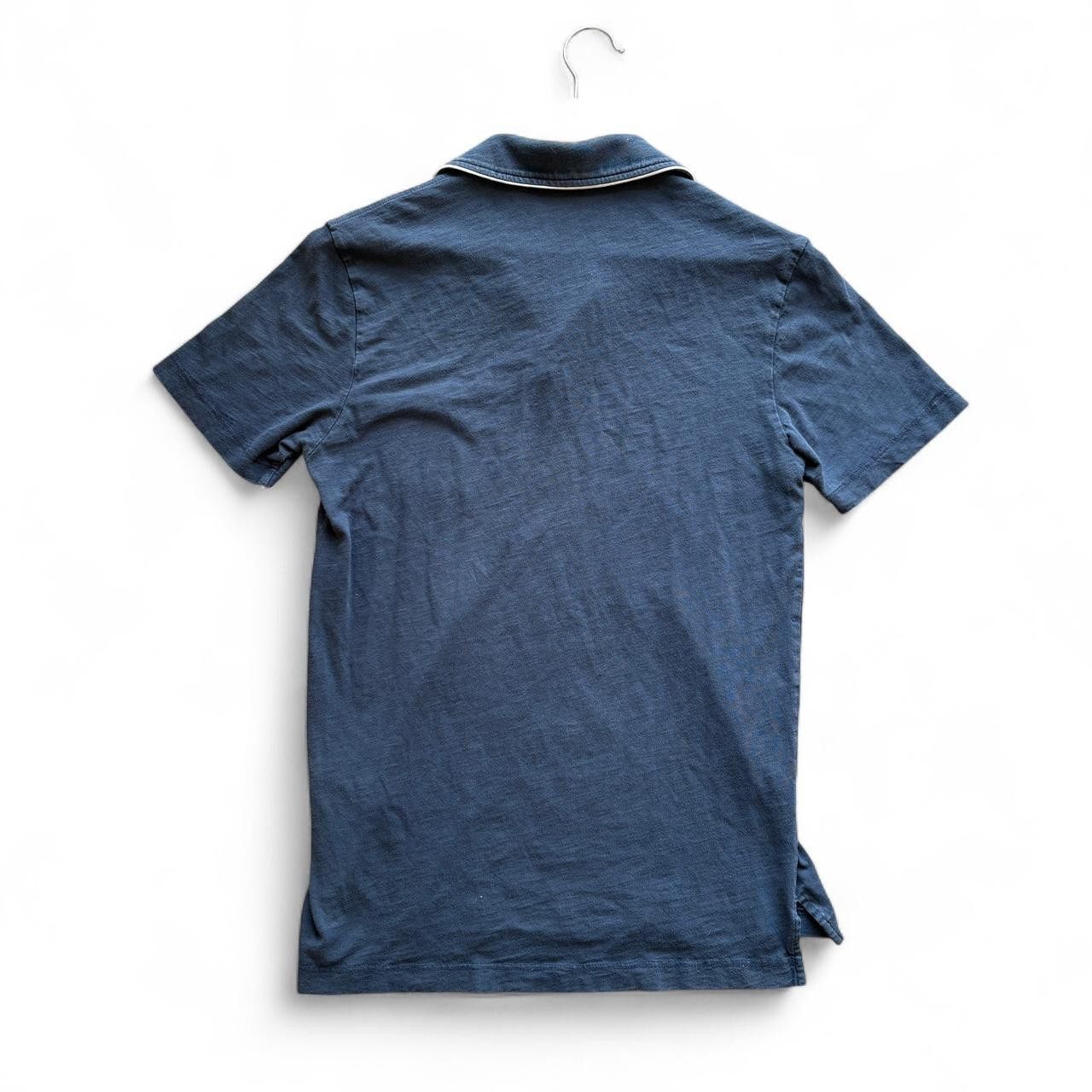 Todd Snyder Todd Snyder navy Made in LA Tipped Montauk Polo Shirt XS Size US XS / EU 42 / 0 - 3 Thumbnail