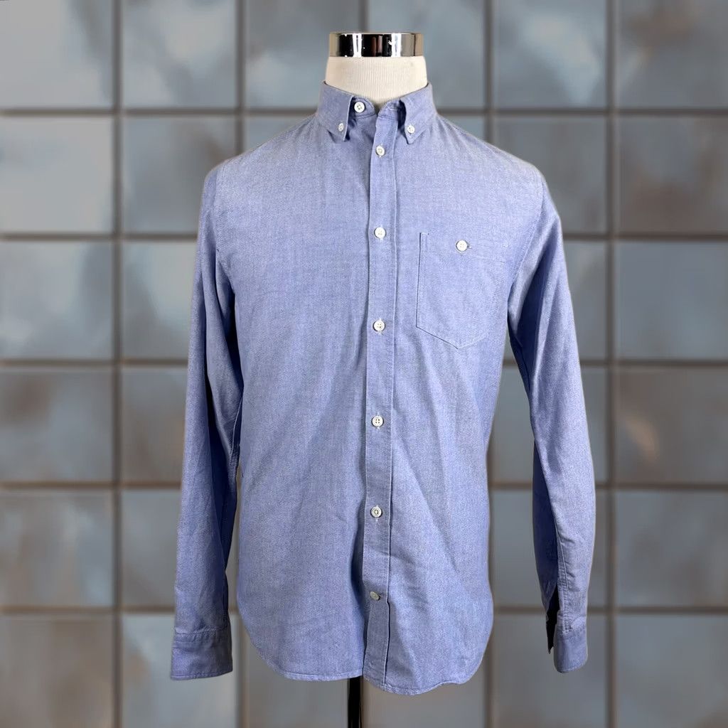 Norse Projects Norse Projects Medium Anton Oxford Shirt Blue Cotton Casual Mens Size US M / EU 48-50 / 2 - 1 Thumbnail