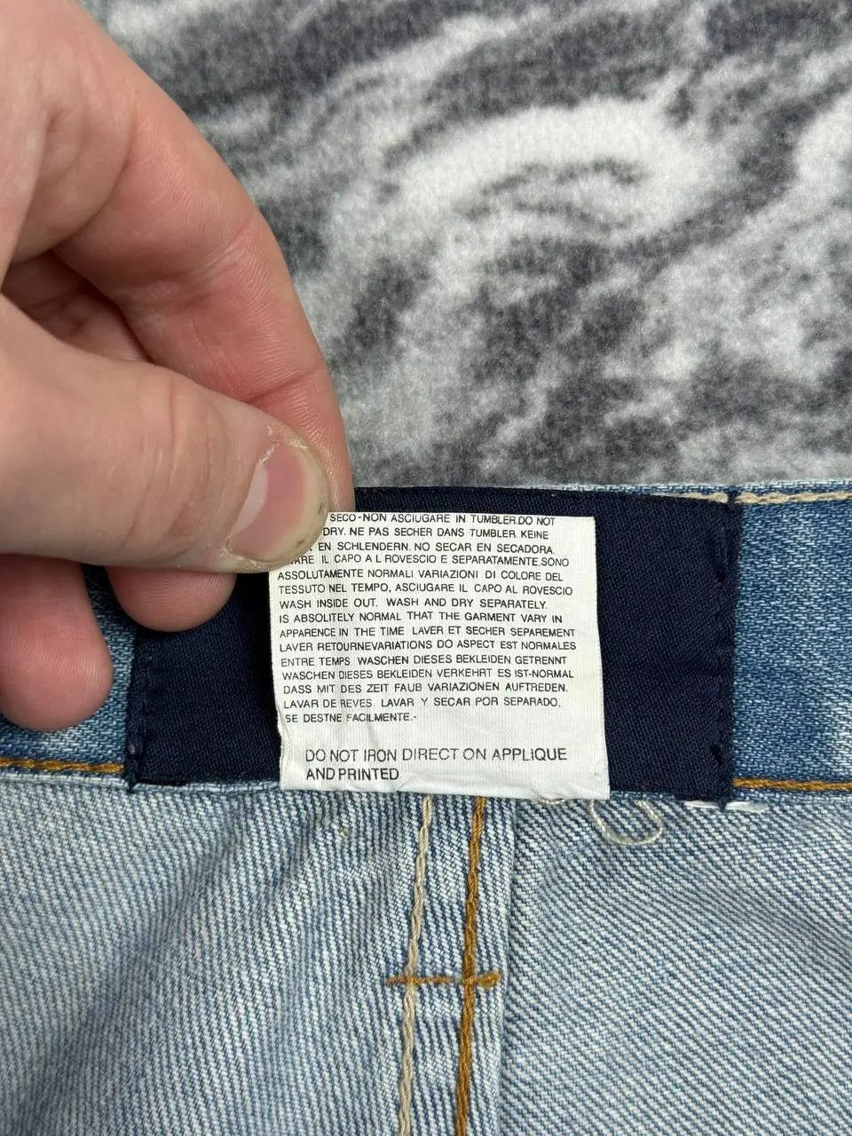 Karl Kani Vintage Karl Kani Denim Baggy Jeans 90s Big Logo Y2K Size US 38 / EU 54 - 11 Thumbnail