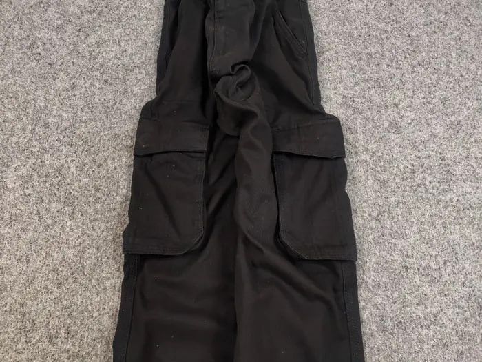 Other Vintage Japanese Black Pocket Casual Cargo Pants Y2K Style Size US 36 / EU 52 - 11 Thumbnail