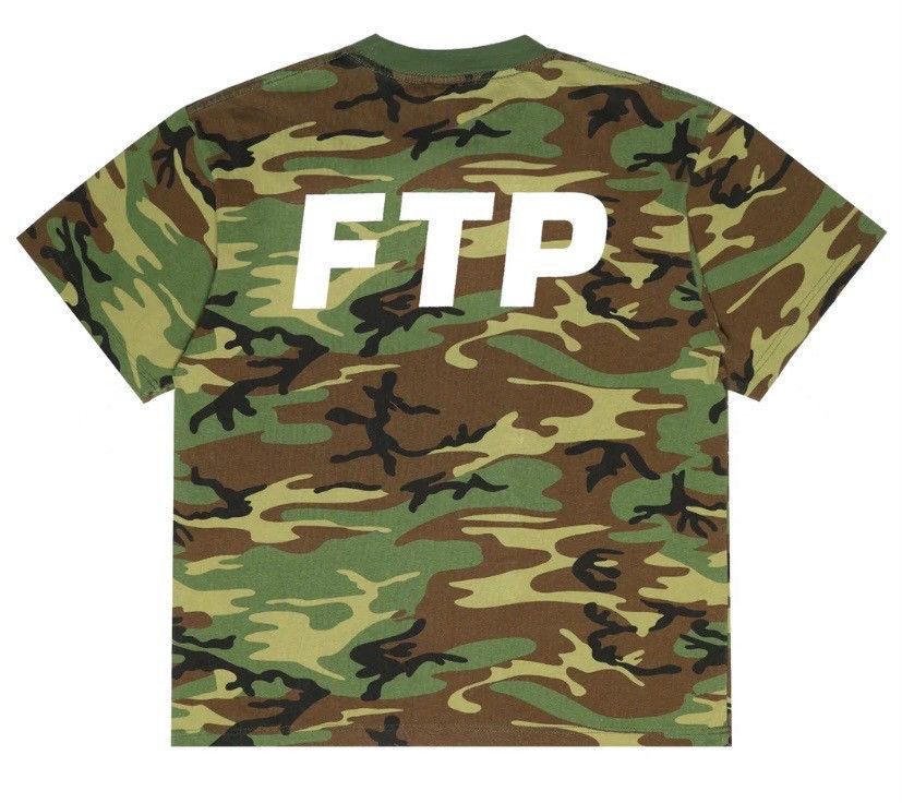 Fuck The Population FTP Logo Tee Woodland Camo Size US XL / EU 56 / 4 - 2 Thumbnail