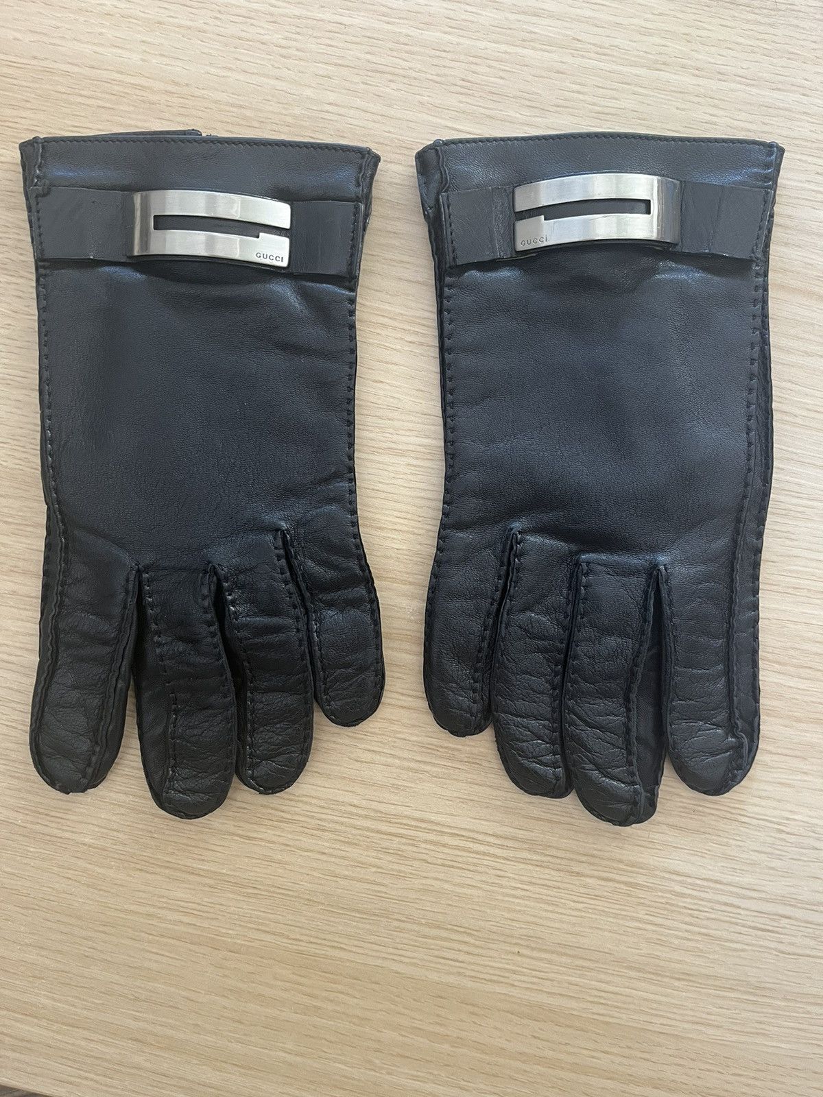 Gucci Gucci leather gloves Size 38 - 1 Thumbnail
