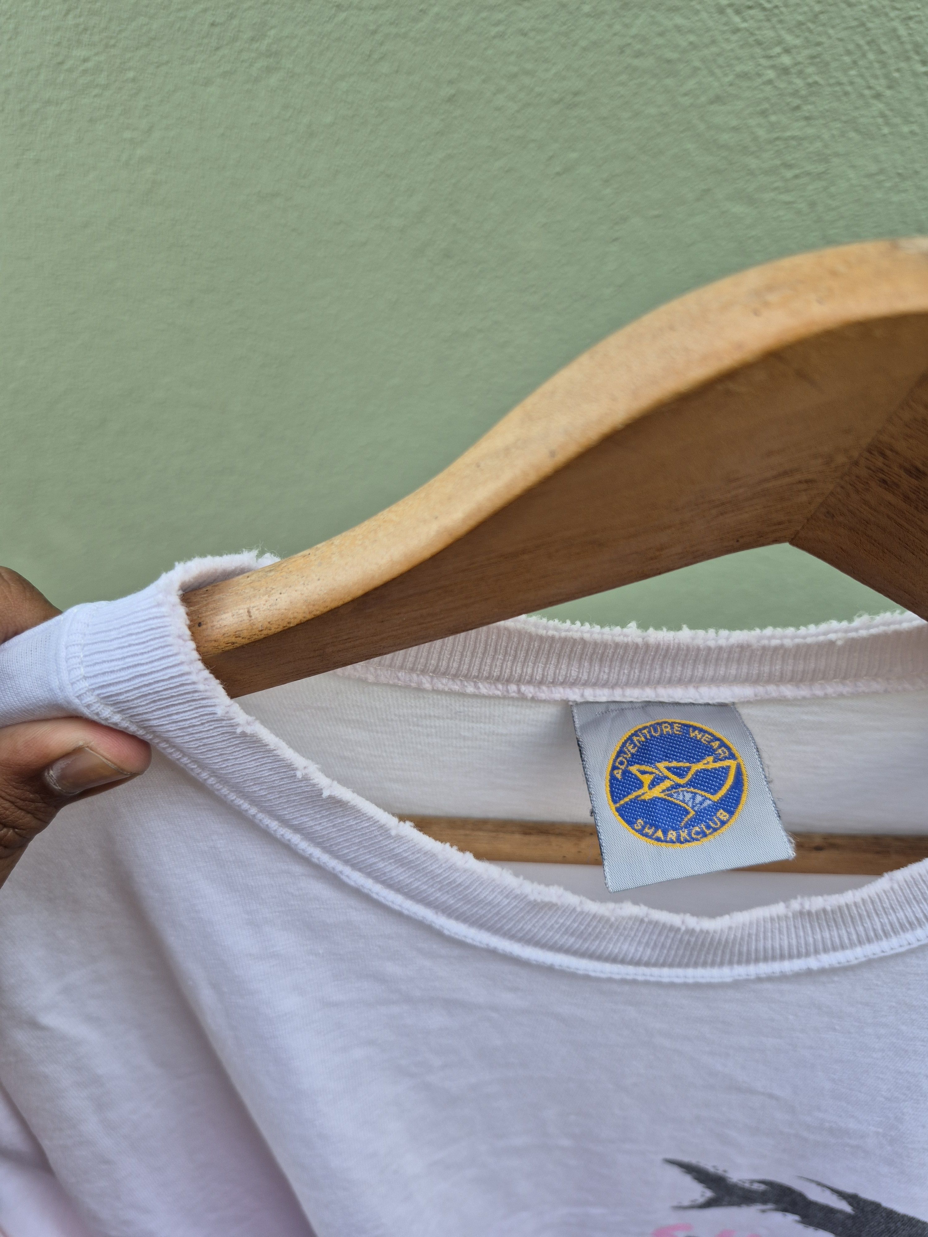 Vintage 🔥Vintage 90s Shark Club Surf Skate Tees Size US M / EU 48-50 / 2 - 8 Thumbnail