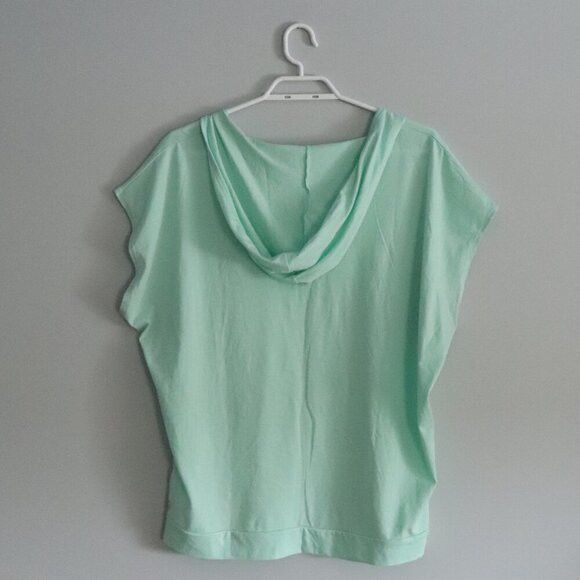 Fabletics Fabletics Women's Mint Green Hoodie Sweater Size L / US 10 / IT 46 - 2 Thumbnail