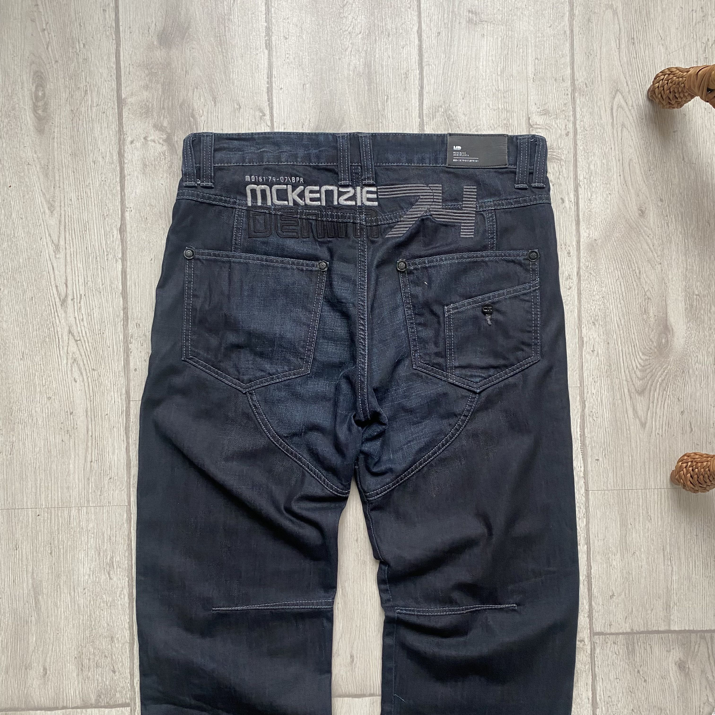 G-Star Vintage Biker Jeans Denim Avant garde Diesel style Pants Y2K Size US 34 / EU 50 - 3 Thumbnail