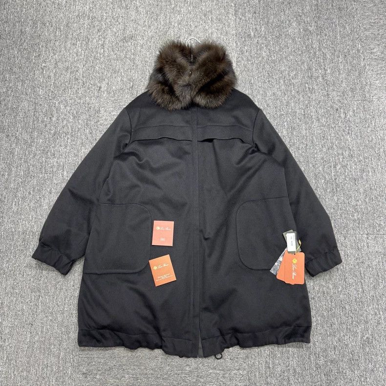 Loro Piana Loro Piana Fox fur collar cashmere double-sided coat 2506-N Size US S / EU 44-46 / 1 - 6 Thumbnail