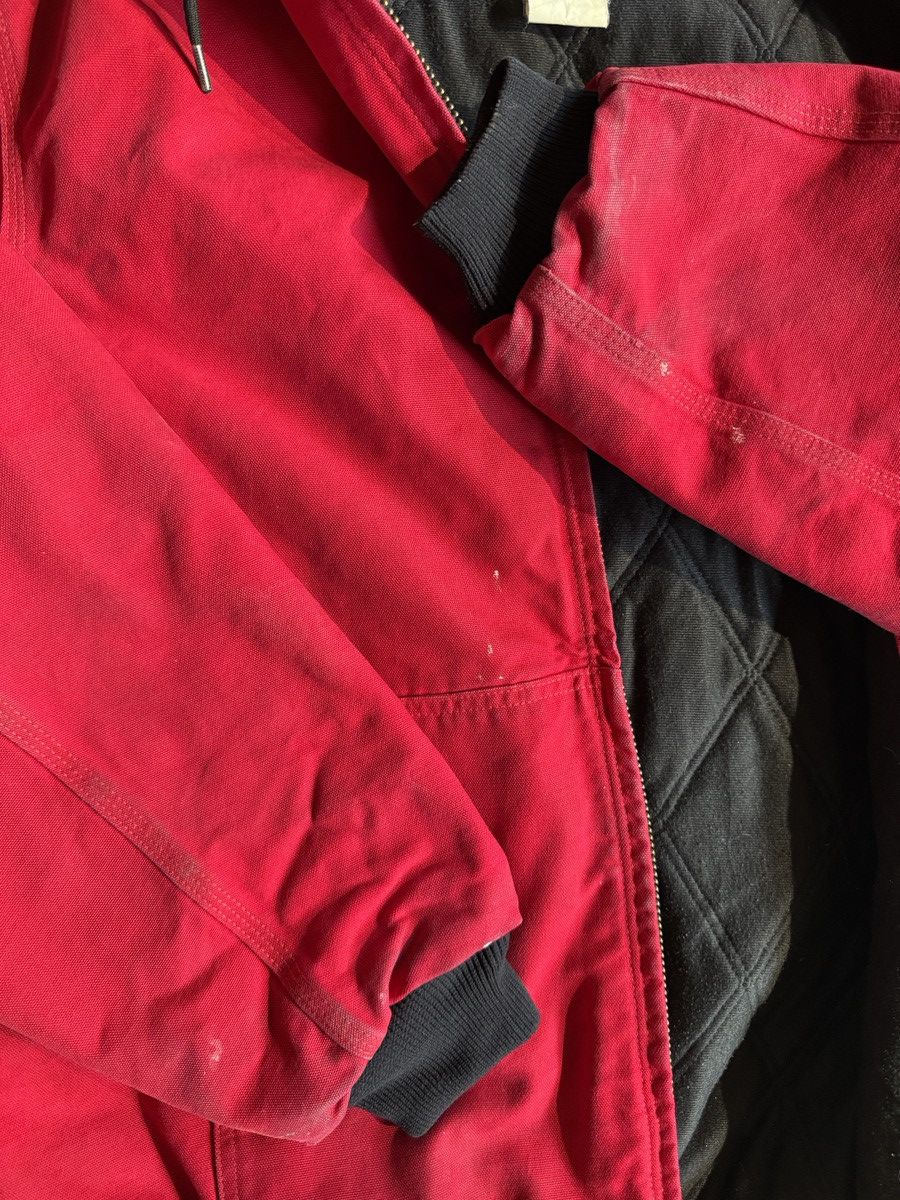 Carhartt × Vintage Carhartt Men’s Red Hooded Work Jacket Size US XL / EU 56 / 4 - 11 Thumbnail