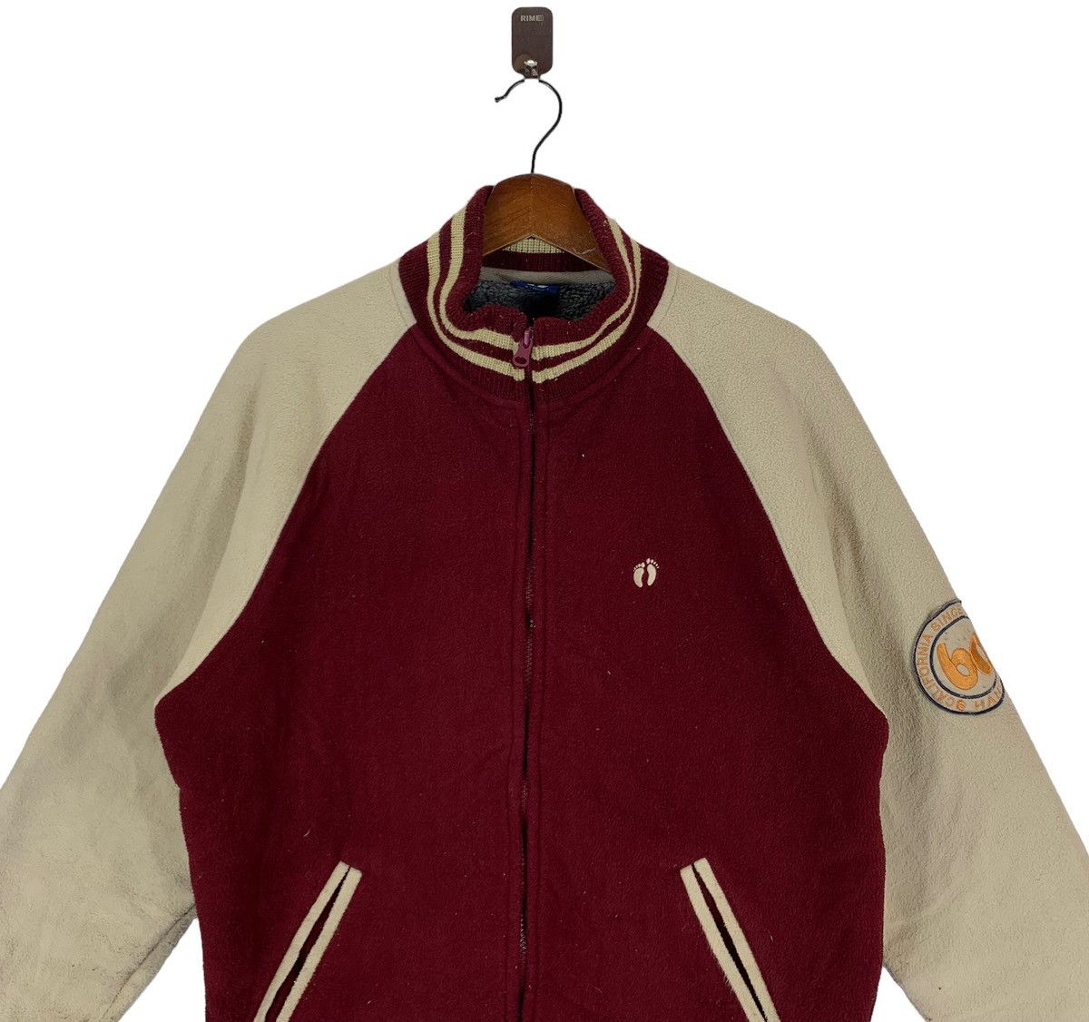Hang Ten VINTAGE HANG TEN SURFWEAR VARSITY ZIPPER JACKET Size US L / EU 52-54 / 3 - 2 Thumbnail