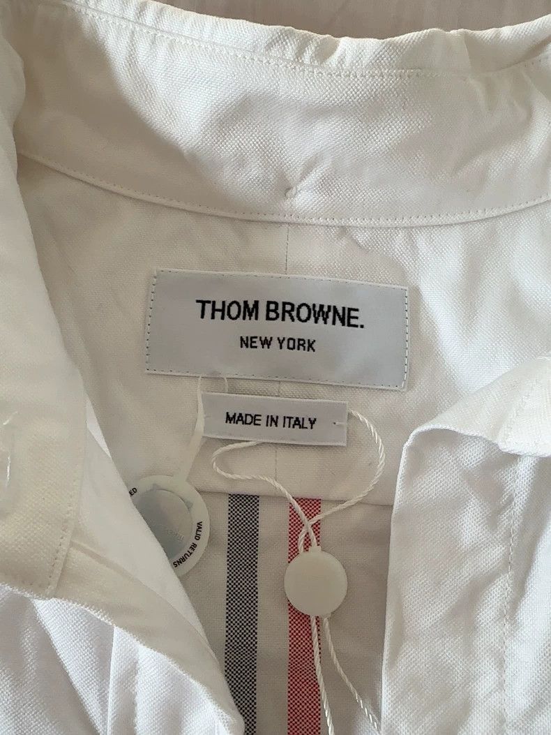 Thom Browne Thom Browne White shirt Size US XXS / EU 40 - 4 Thumbnail