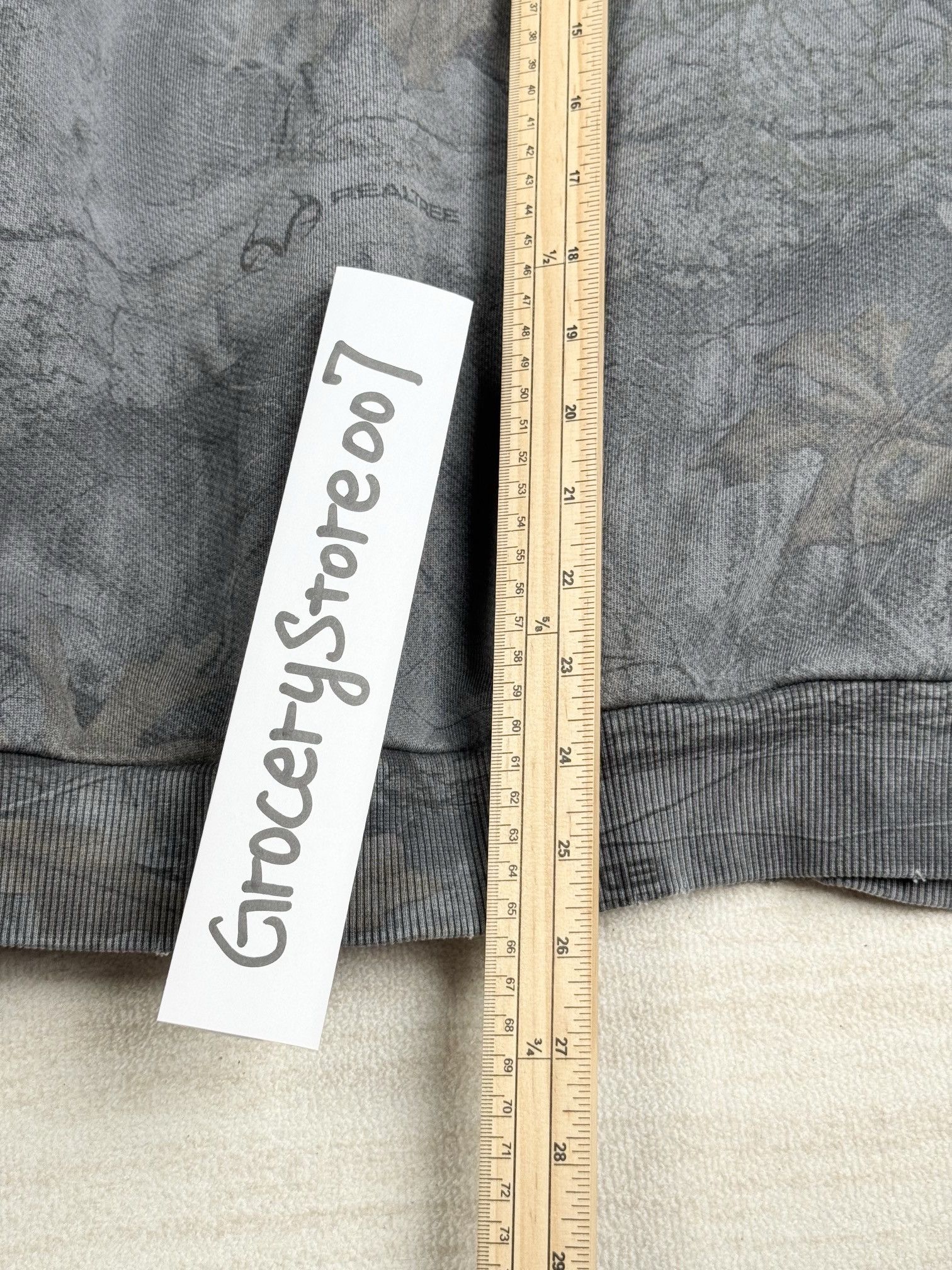 Cole Buxton washed real tree hoodie Size US S / EU 44-46 / 1 - 7 Thumbnail