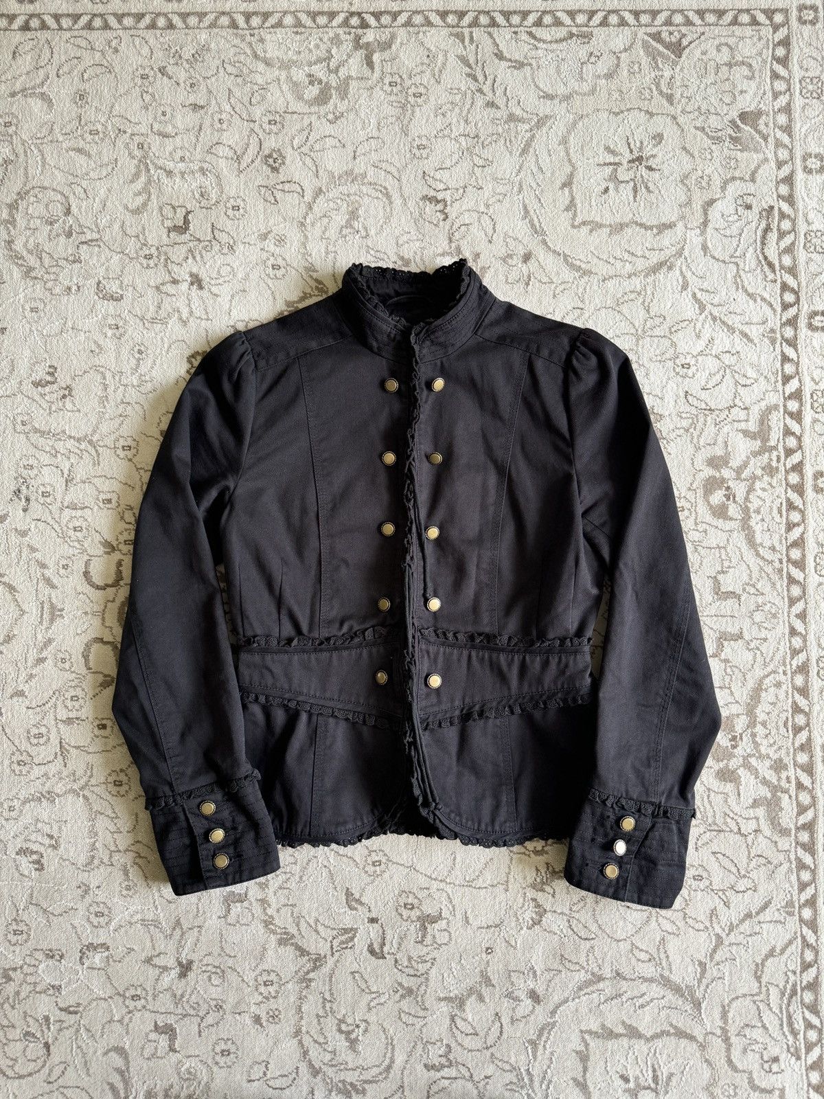 Hysteric Glamour 00s Military Napoleon Bohemian Jacket PPFM Style Avantgarde Size S / US 4 / IT 40 - 14 Thumbnail
