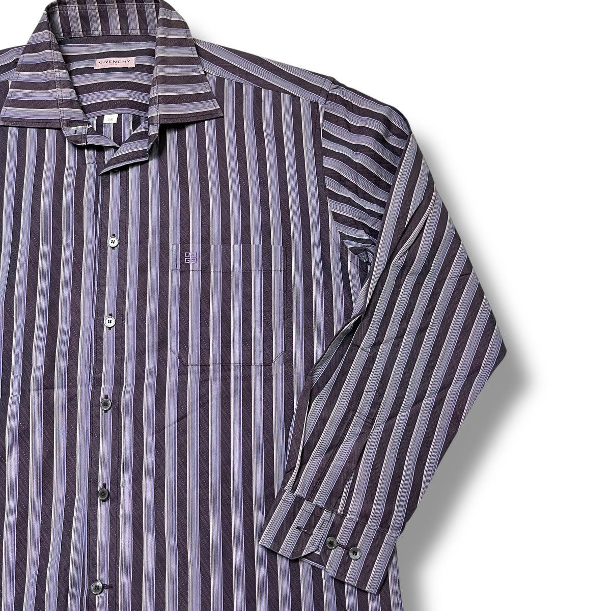 Givenchy Givenchy Men Striped long sleeve button ups shirt Size US L / EU 52-54 / 3 - 2 Thumbnail