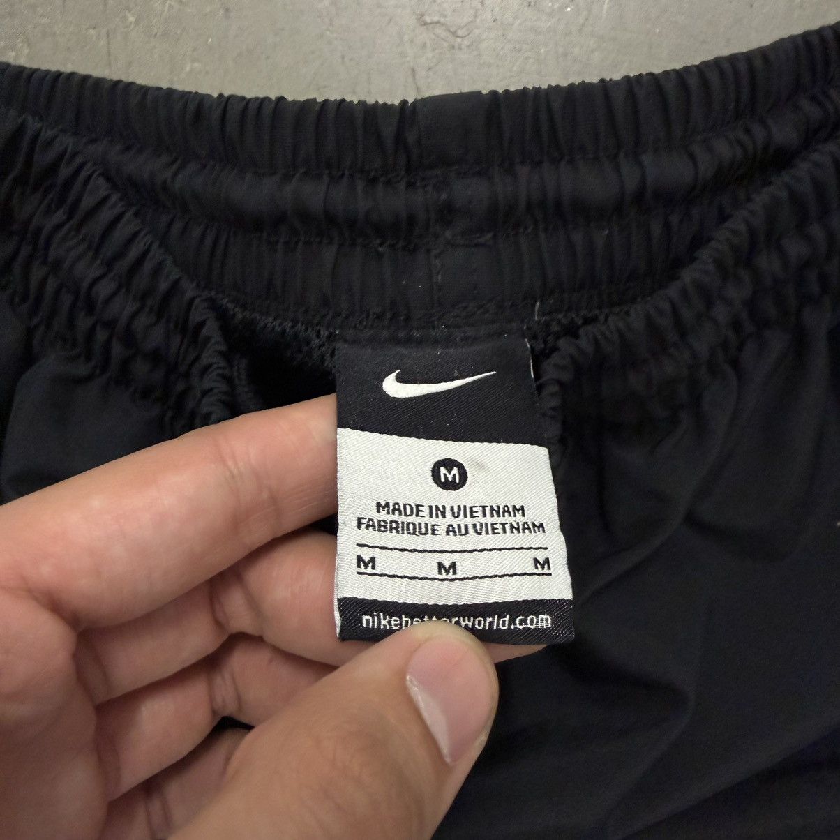 Nike Baggy Nike White Stripe Sweatpants Size US 31 - 3 Thumbnail