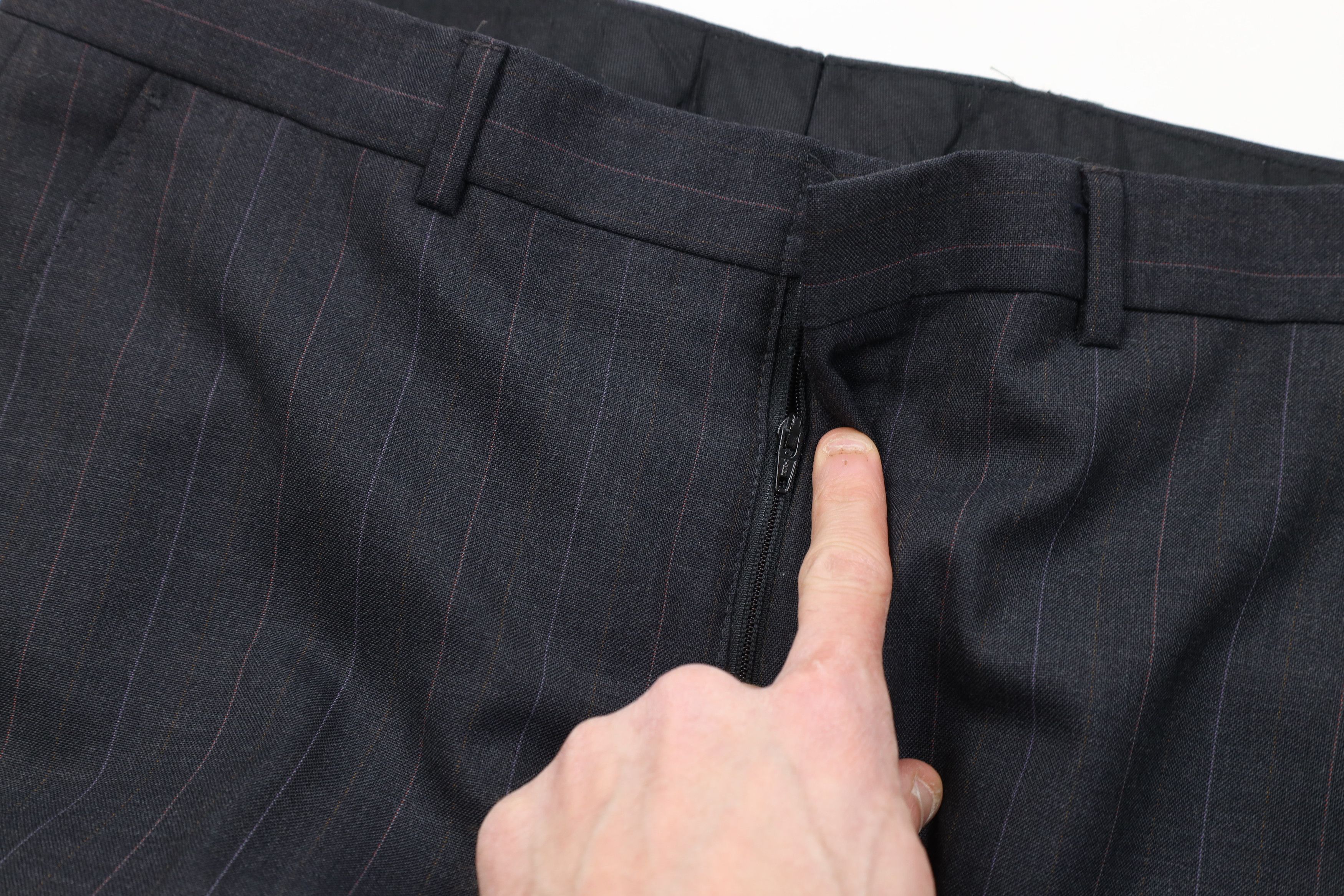 Vintage Vintage 70s Streetwear Pinstriped Wide Leg Chino Pants USA Size US 34 / EU 50 - 8 Thumbnail