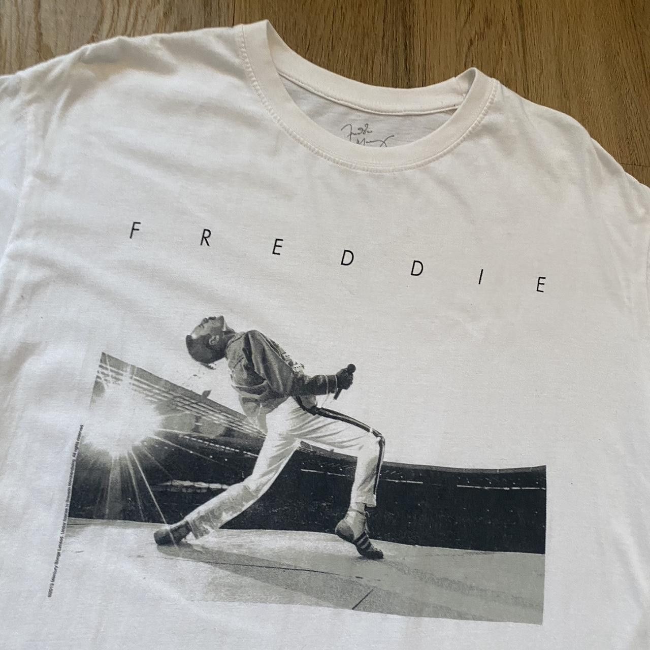 Other White Freddie Mercury graphic tee #QueenBand Size US M / EU 48-50 / 2 - 1 Thumbnail