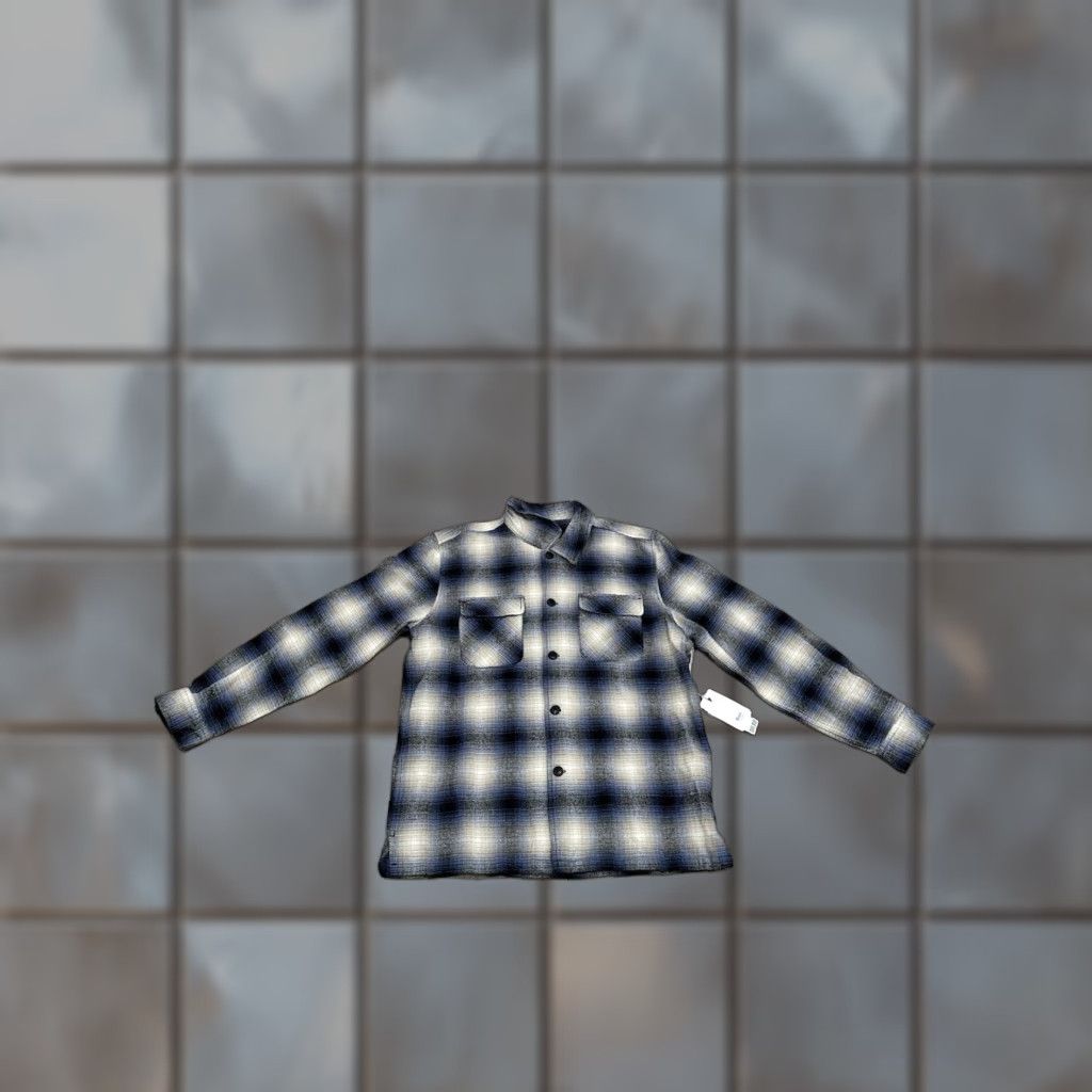 Katin NWT KATIN Shiloh Blue Heavy Weight Button Up Flannel Mens Large Size US L / EU 52-54 / 3 - 1 Thumbnail