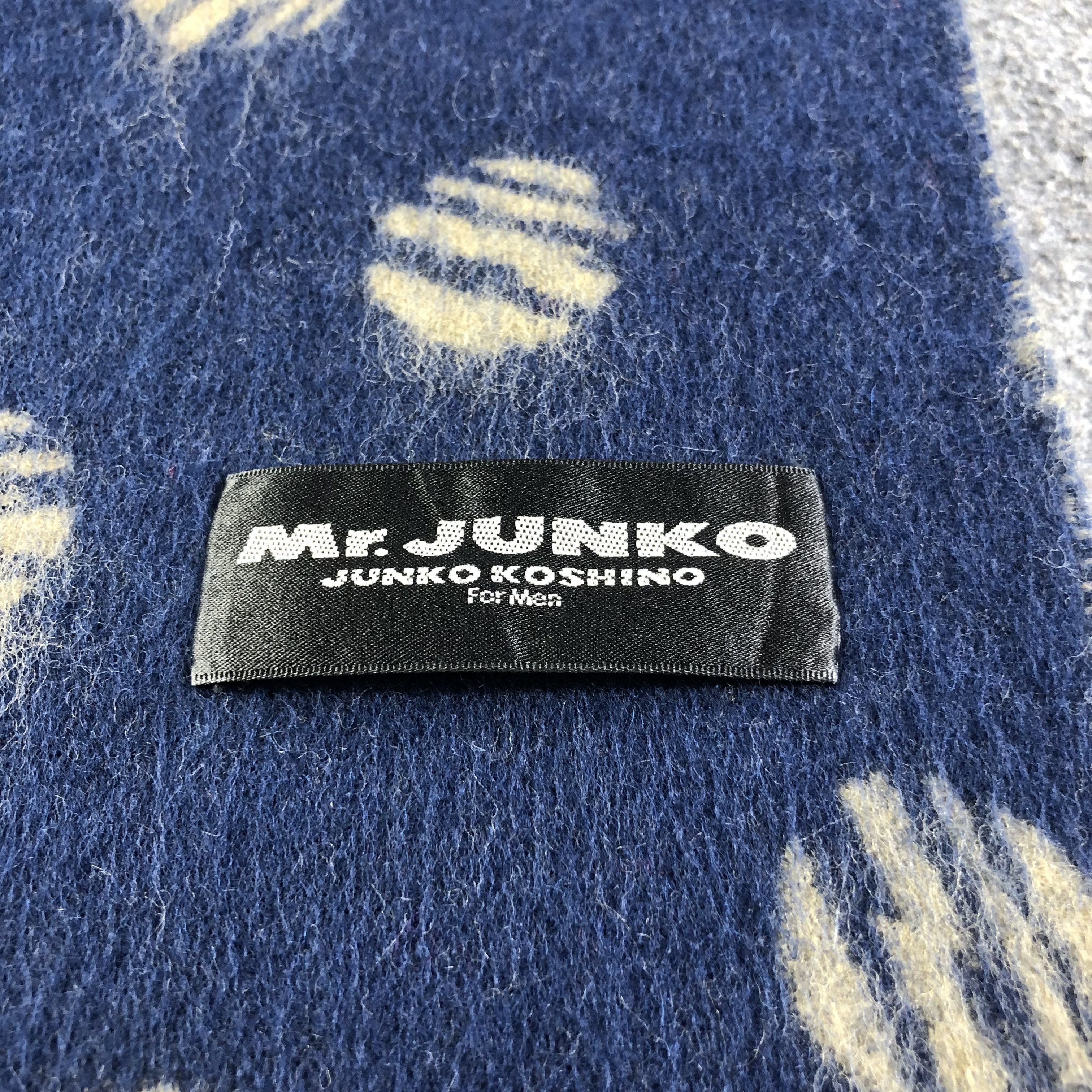 Mr. Junko Mr. Junko Wool Scarf Muffler V1149 Size ONE SIZE - 4 Thumbnail