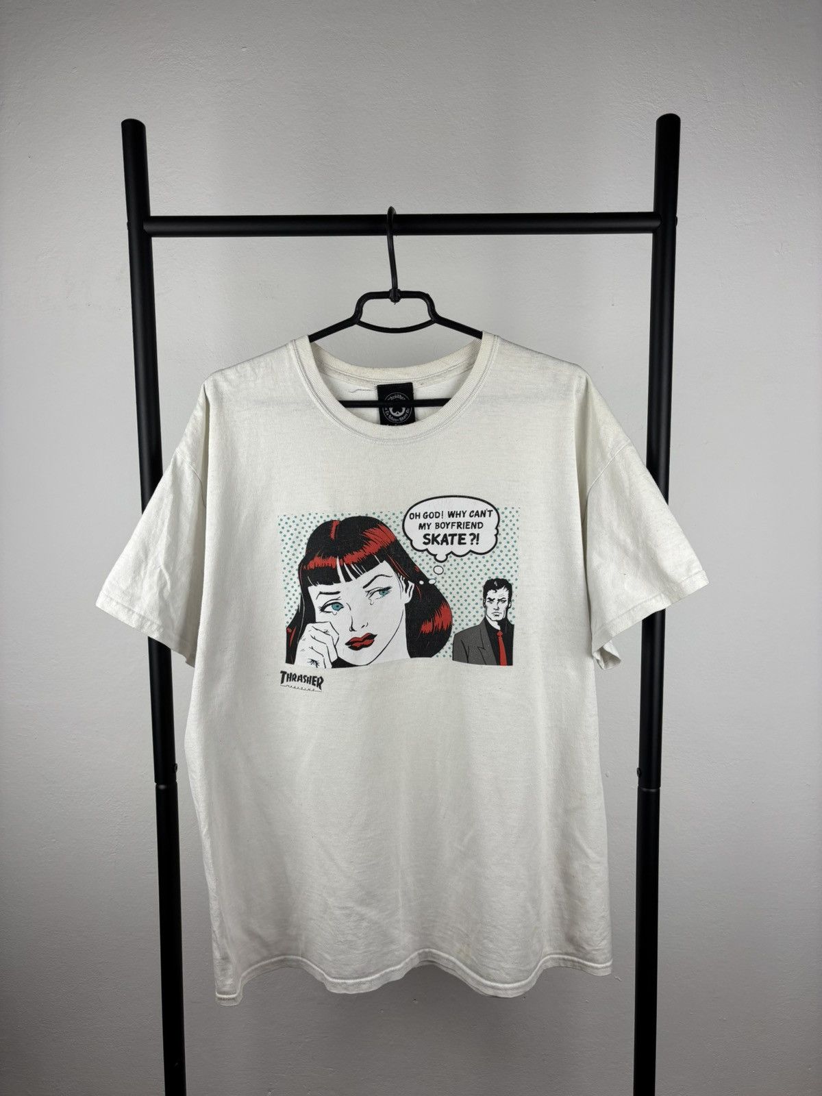 Thrasher Trasher big logo t shirt Size US XL / EU 56 / 4 - 1 Thumbnail