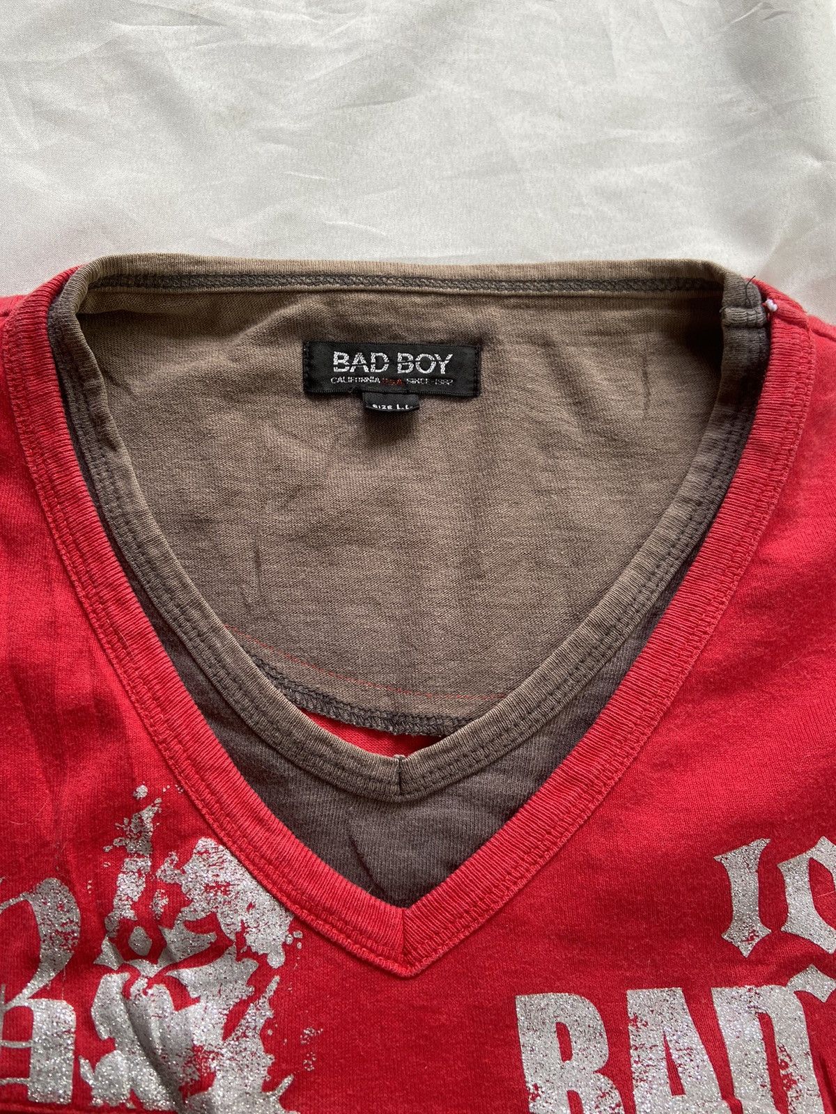 Japanese Brand DOUBLE LAYER BAD BOY TEE Size US XL / EU 56 / 4 - 4 Thumbnail