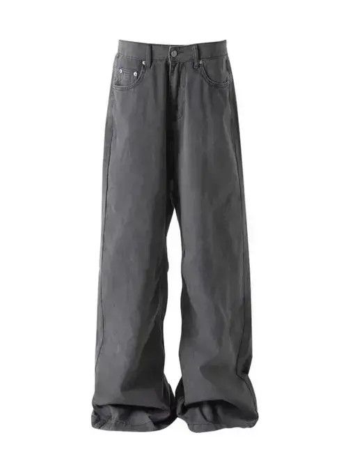 Japanese Brand × Jean Retro street bootcut casual straight jeans Size US 32 / EU 48 - 4 Thumbnail
