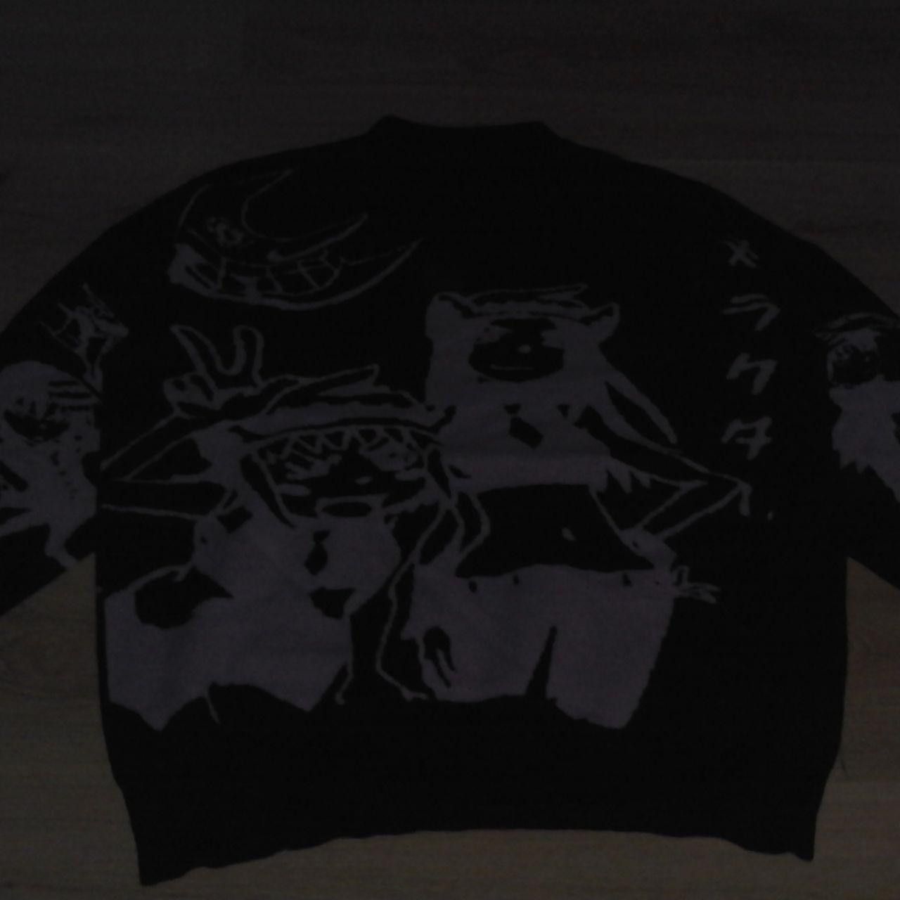 Other Y2k Black and Purple Sora Clothing Sweater Size L / US 10 / IT 46 - 5 Thumbnail