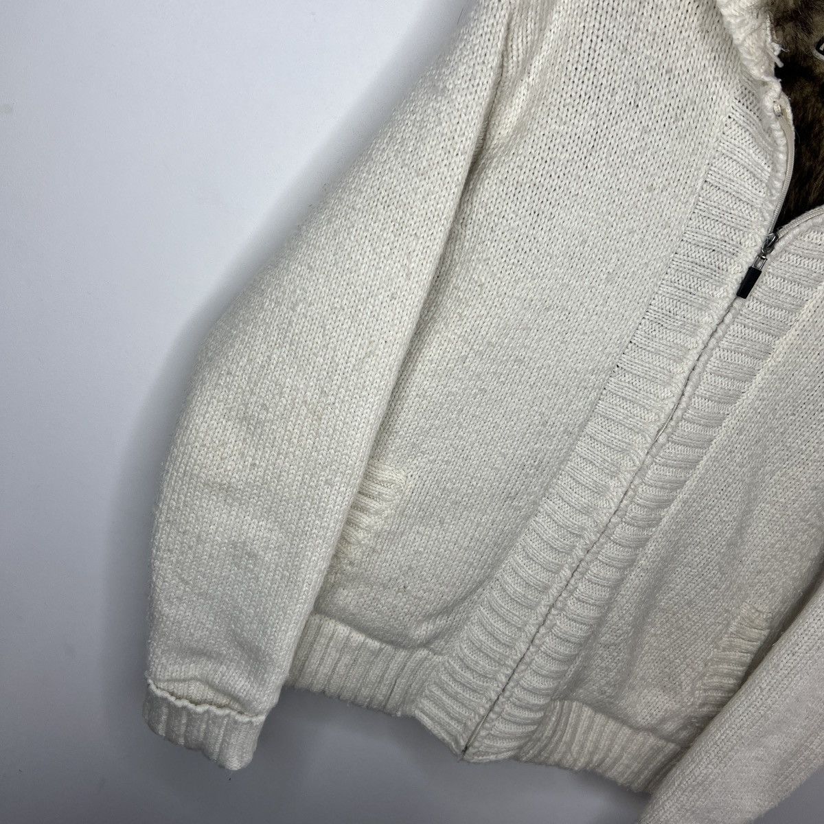 If Six Was Nine × Japanese Brand × Le Grande Bleu (L.G.B.) Fur Hoodie Ifsixwasnine LGB Style Y2K Japanese Brand Size US M / EU 48-50 / 2 - 5 Thumbnail