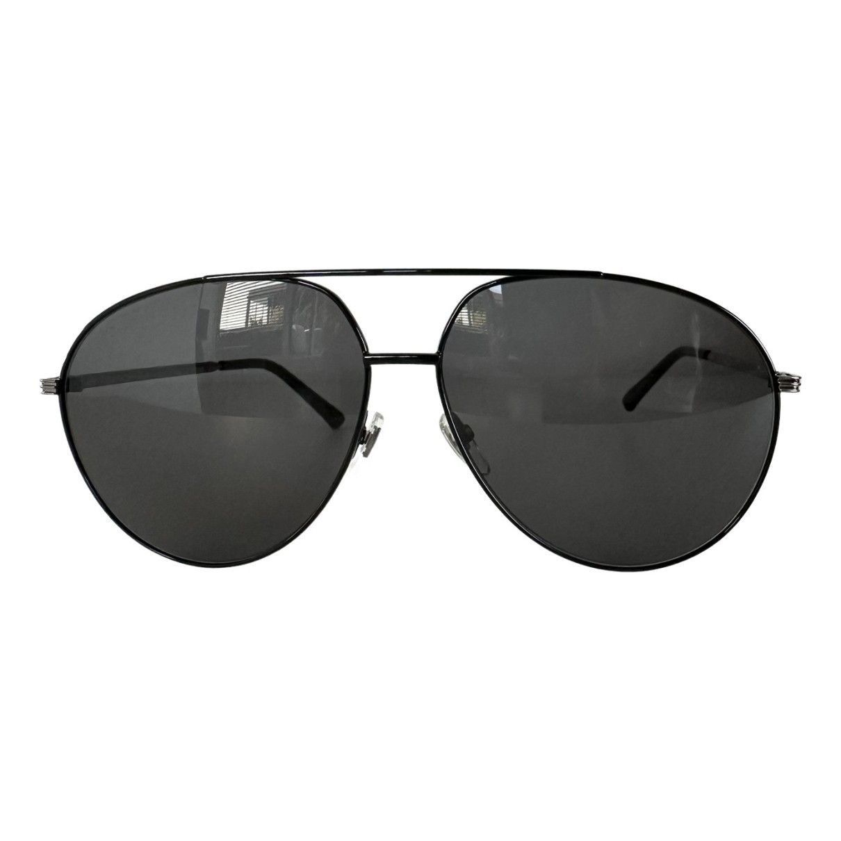 image of Black Metal Gucci Sunglasses, Men's