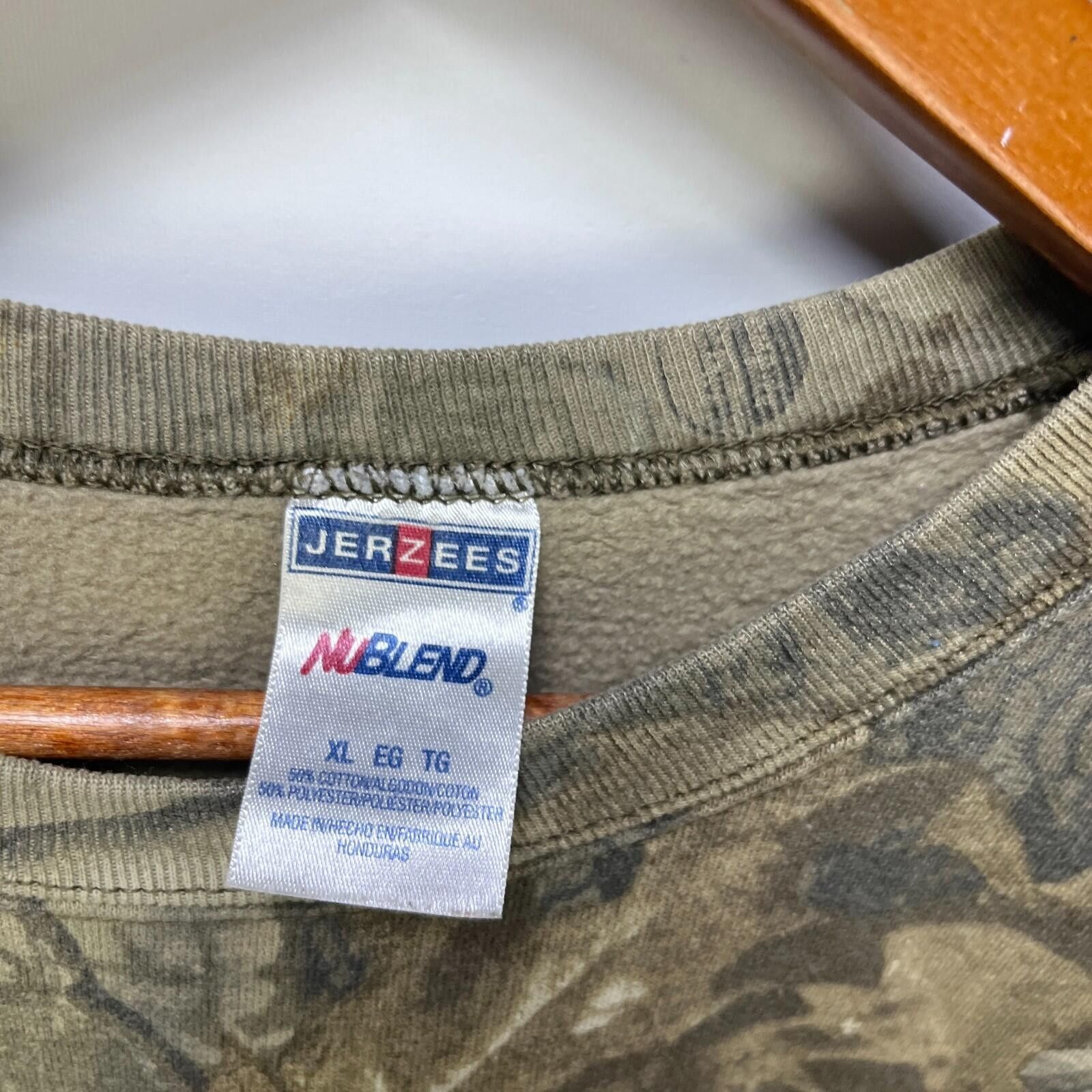 Jerzees Vintage 90s Jerzees Realtree Camo Crewneck Sweatshirt XL Size US XL / EU 56 / 4 - 3 Thumbnail