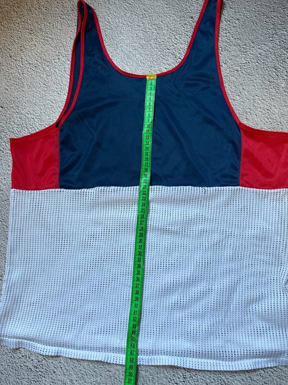 Nike × Vintage Vintage Nike Sportswear Mesh Tank UK Made (80s/90s) Size US M / EU 48-50 / 2 - 13 Thumbnail