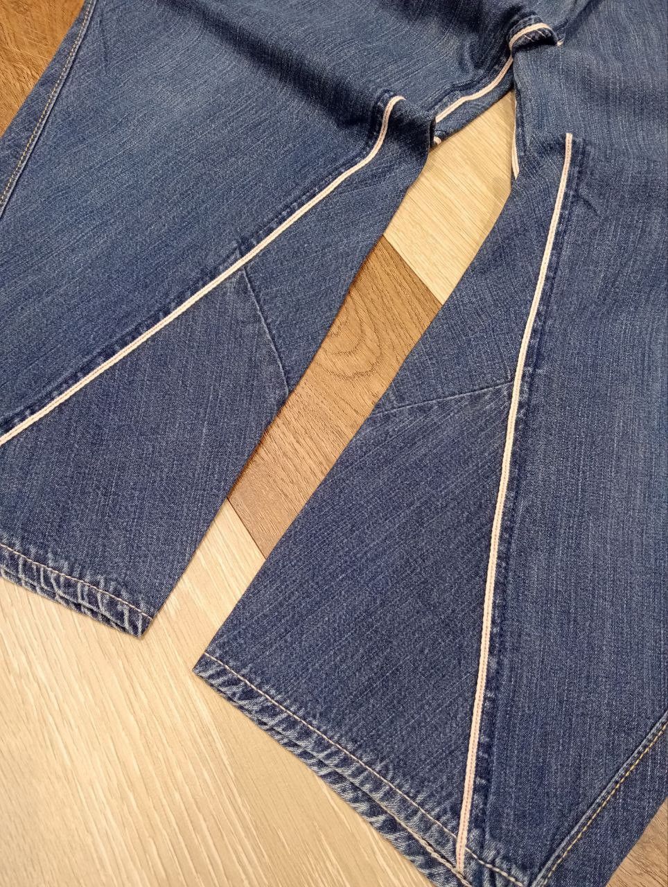 Issey Miyake MERCIBEAUCOUP ISSEY MIYAKE BLUE DENIM BAGGY PANTS Size US 32 / EU 48 - 6 Thumbnail