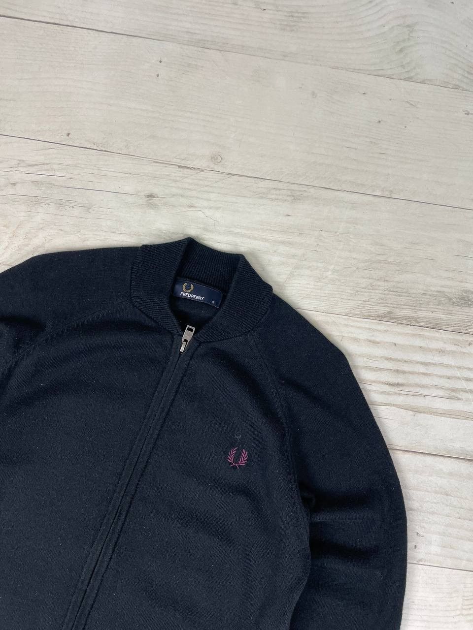 Fred Perry Fred Perry Wool Sweater Full Zip Knit Bomber Size US S / EU 44-46 / 1 - 2 Thumbnail