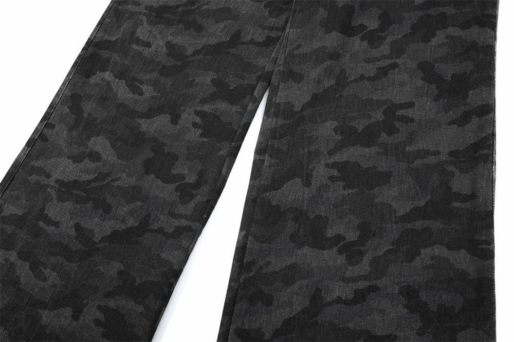 Japanese Brand × Jean American retro men's punk street camouflage cargo jeans Size US 32 / EU 48 - 6 Thumbnail