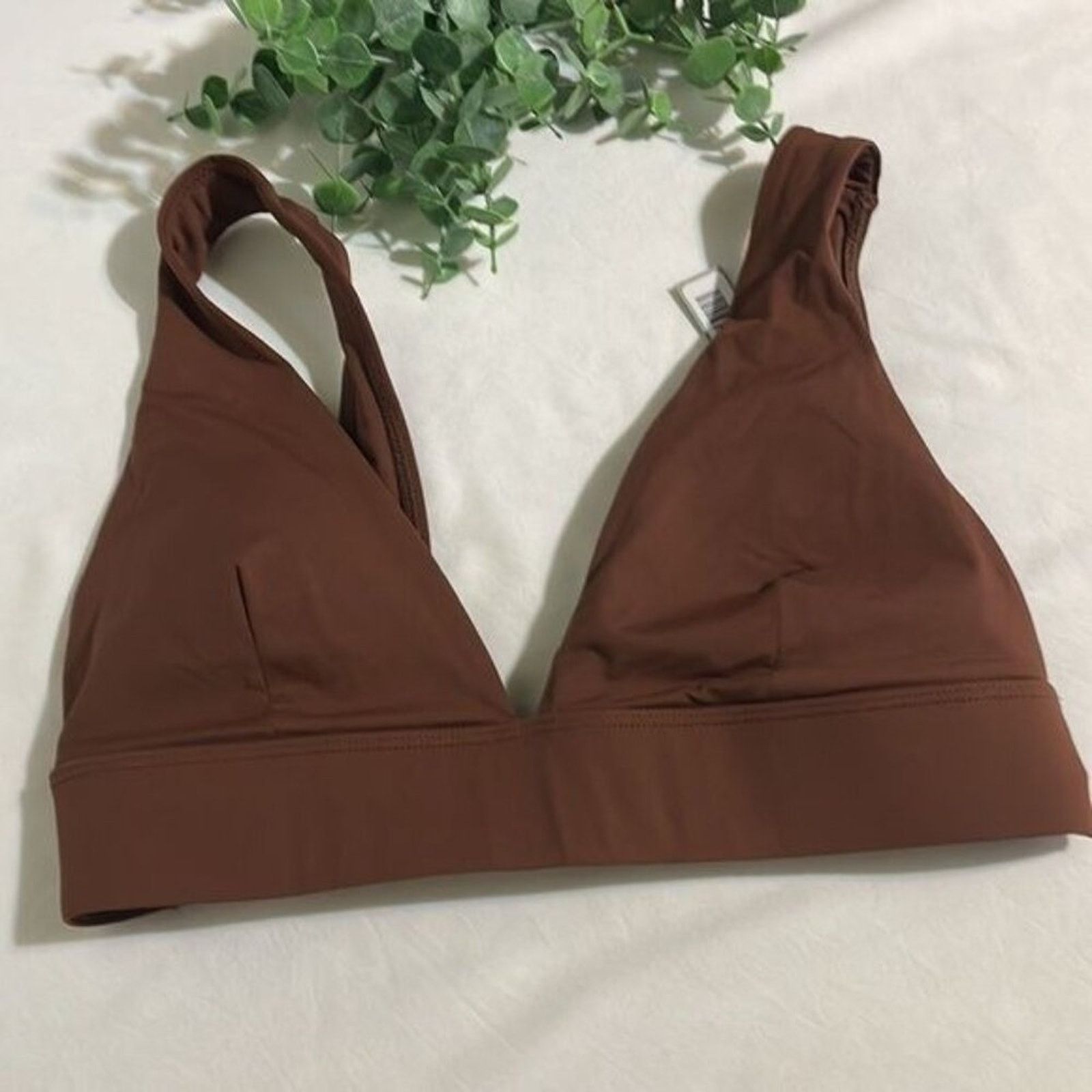 Everlane Everlane The Triangle Bikini Top Brown Small Size ONE SIZE - 7 Thumbnail