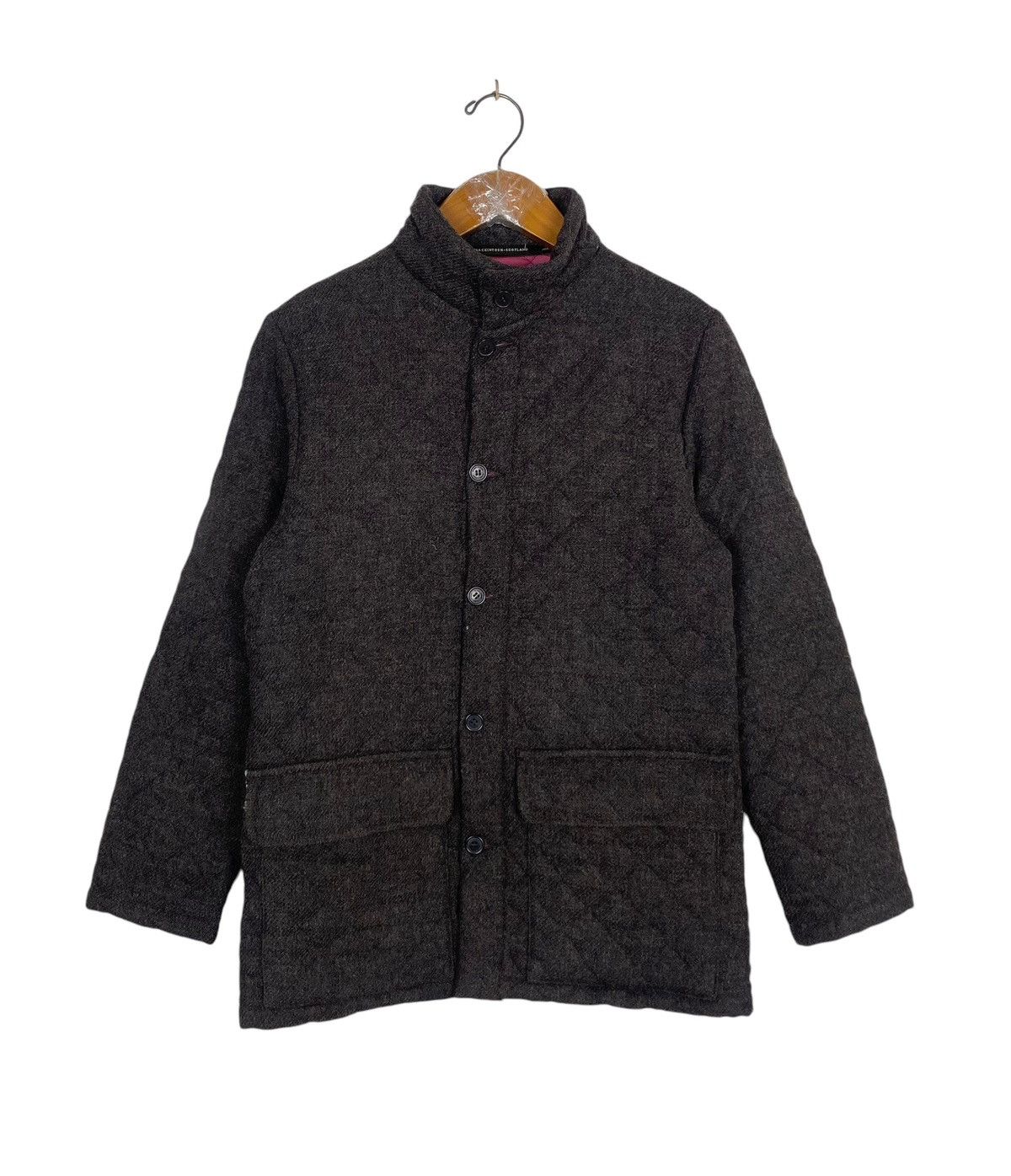 Mackintosh Rare‼️ Vintage Mackintosh Quited Wool Coat Made in Scotland Size S / US 4 / IT 40 - 1 Thumbnail
