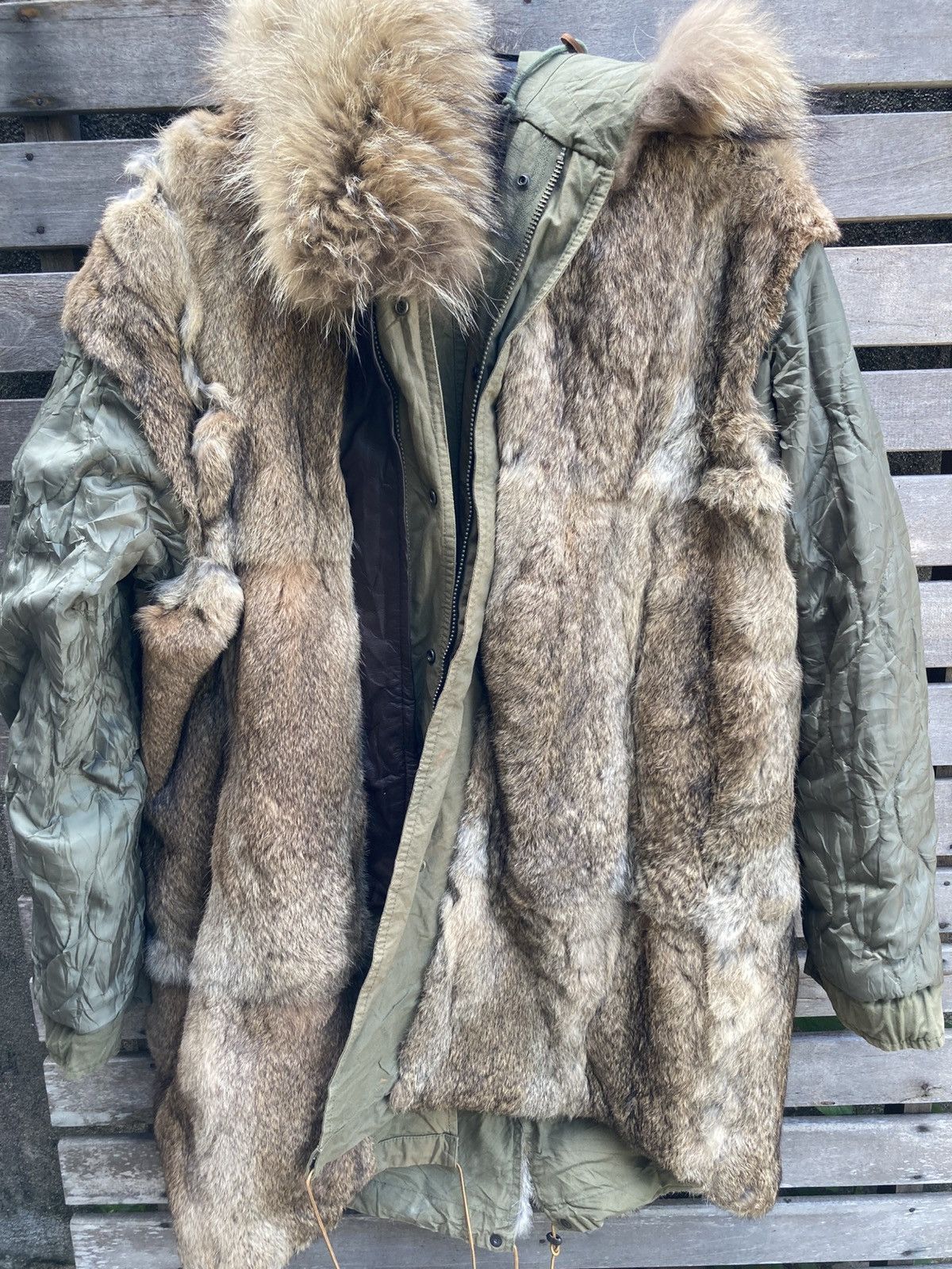 MR & MRS ITALY Mr & Mrs Fur Rabbit Fur Mods Coat Parkas Size US L / EU 52-54 / 3 - 19 Thumbnail