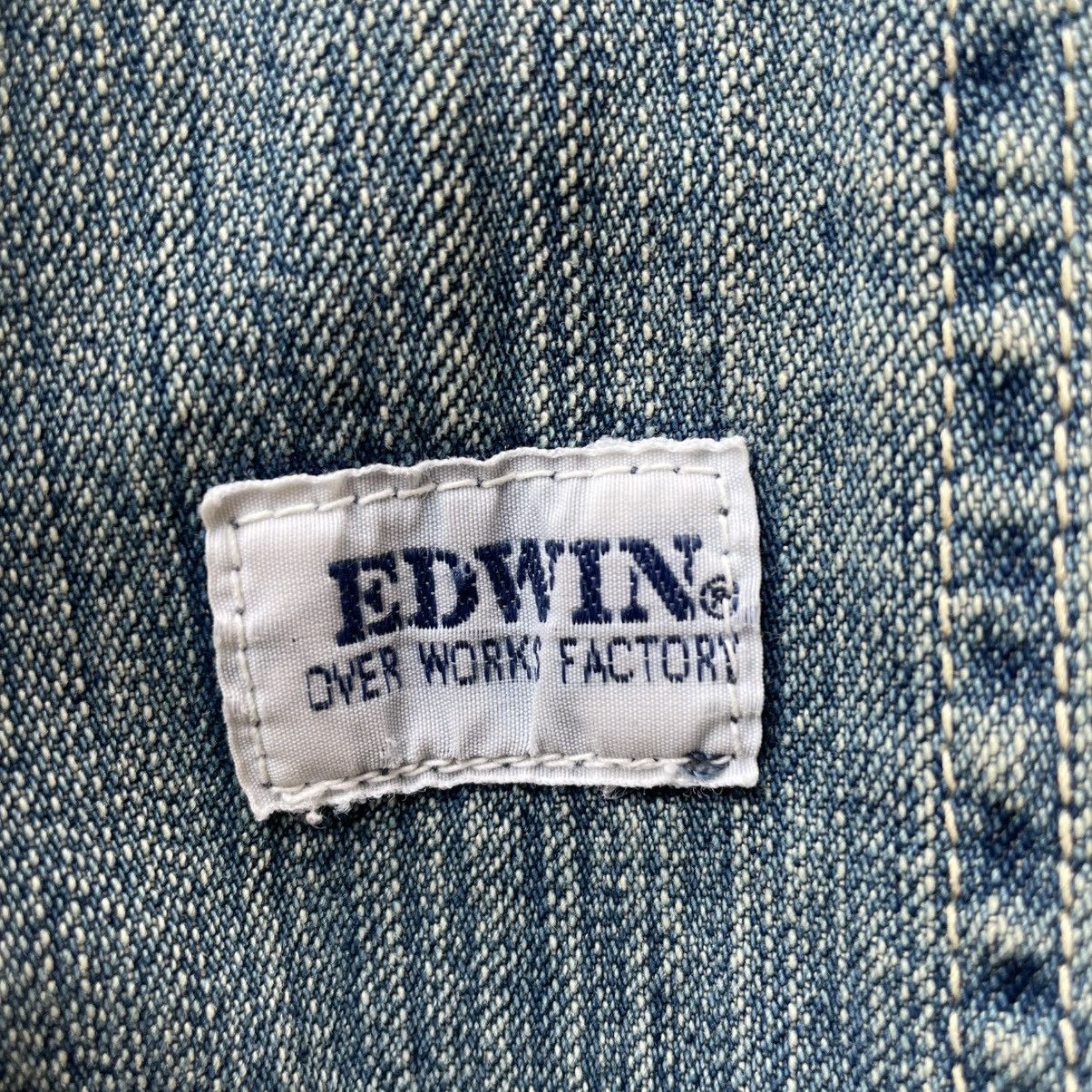 Edwin 🔥Vintage 1997 Edwin Stone Washed Workwear Chore Denim Jacket Size US M / EU 48-50 / 2 - 6 Thumbnail