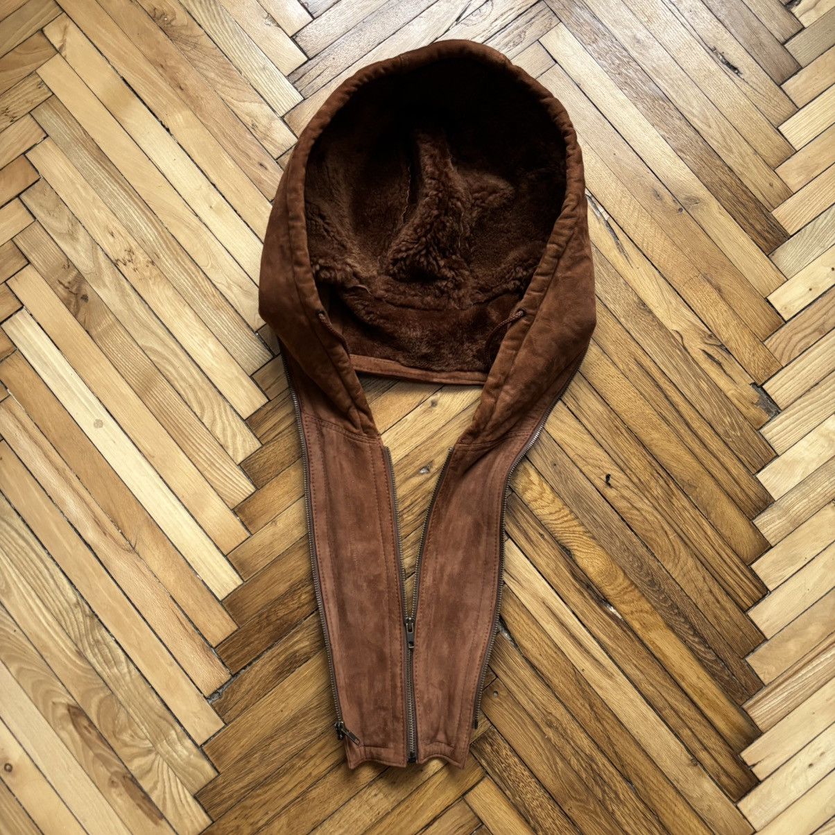 20471120 × Le Grande Bleu (L.G.B.) Vintage removable hood made of natural sheep wool Size ONE SIZE - 3 Thumbnail