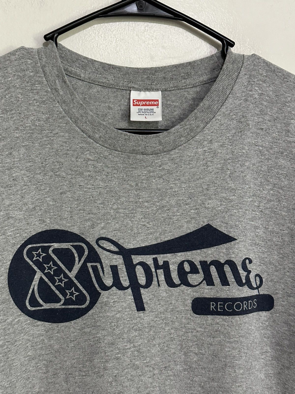 Supreme Supreme Records Tee Size US L / EU 52-54 / 3 - 2 Thumbnail